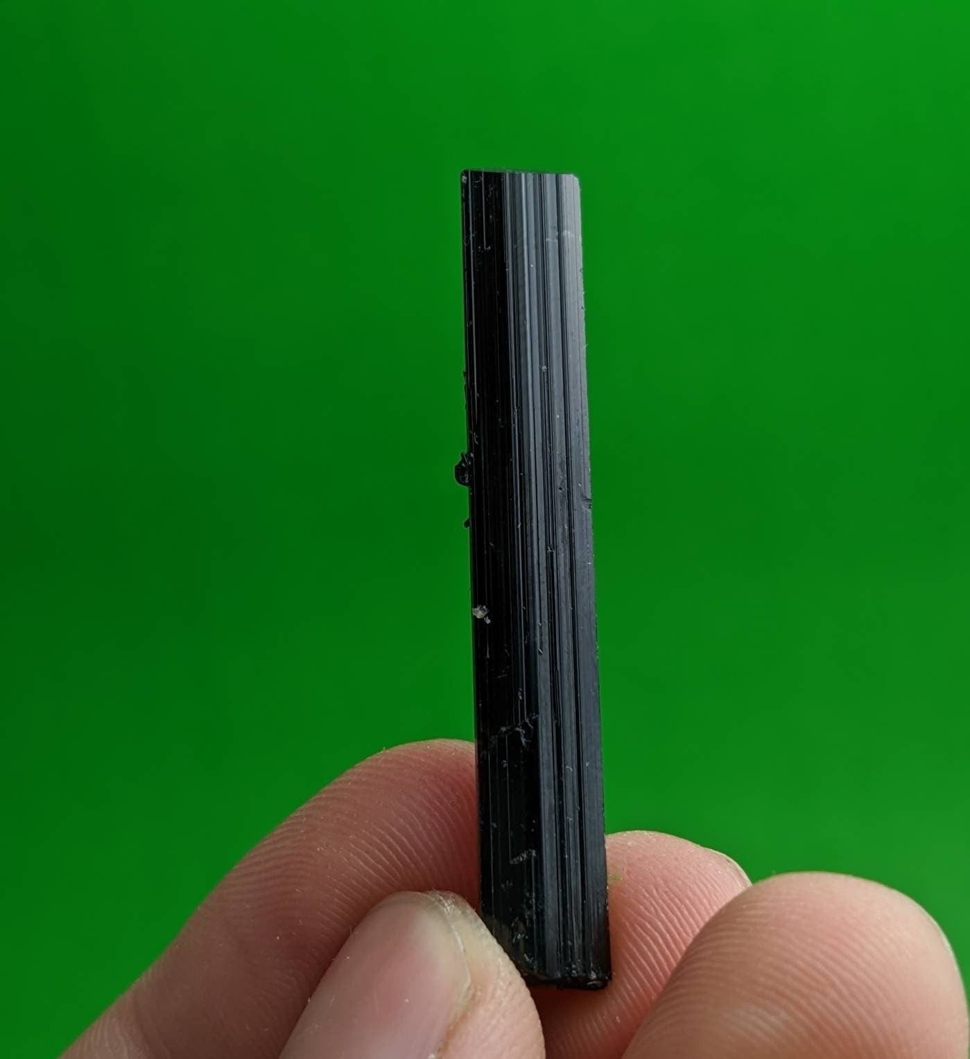 ARSAA GEMS AND MINERALSBlack tourmaline crystal terminated from Skardu GilgitBaltistan Pakistan , weight: 5.1 gram , length 4.7 cm - Premium  from ARSAA GEMS AND MINERALS - Just $25.00! Shop now at ARSAA GEMS AND MINERALS