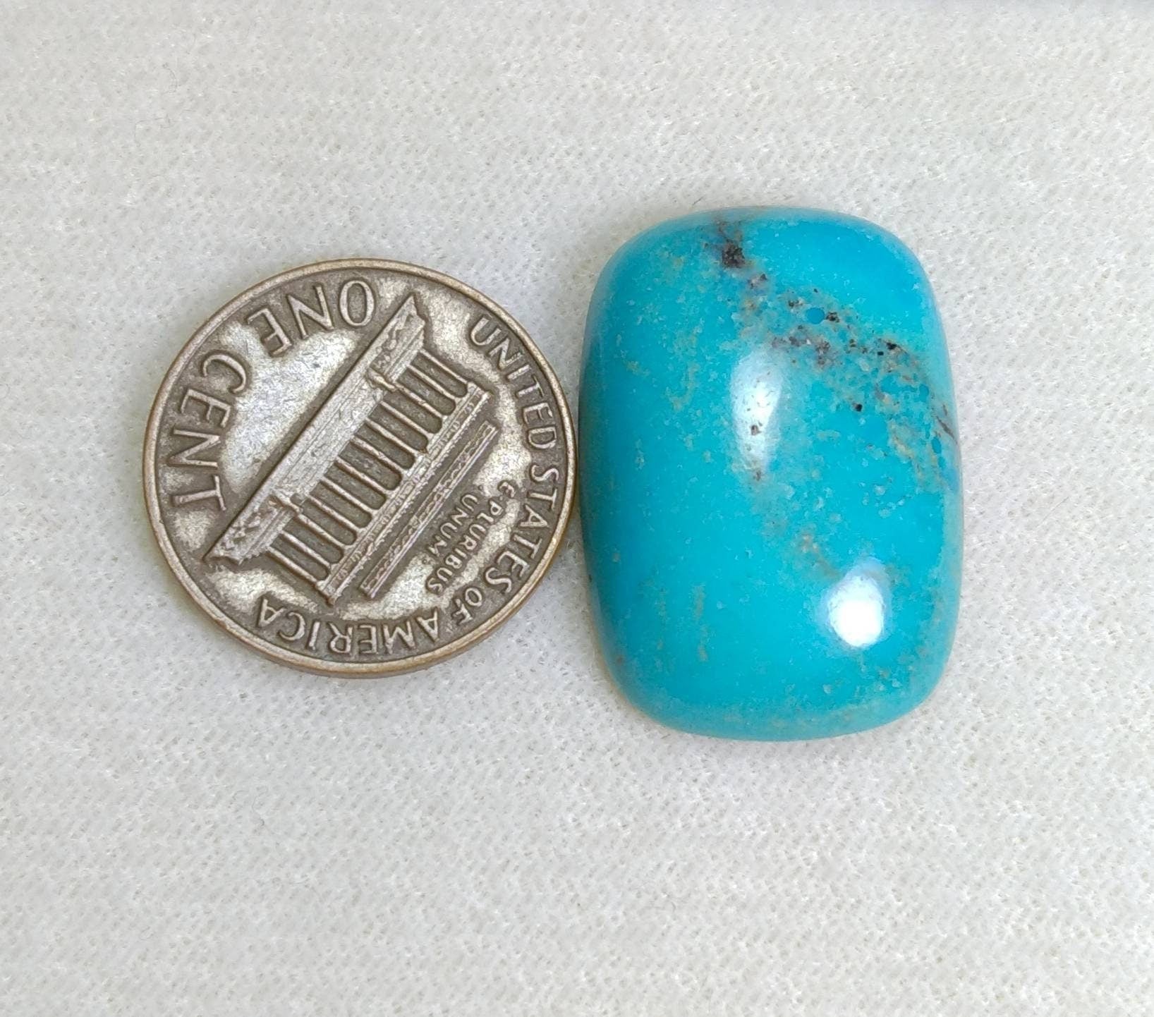 ARSAA GEMS AND MINERALSNatural aesthetic fine quality 19.5 carats oval shape kingman turquoise cabochon - Premium  from ARSAA GEMS AND MINERALS - Just $25.00! Shop now at ARSAA GEMS AND MINERALS