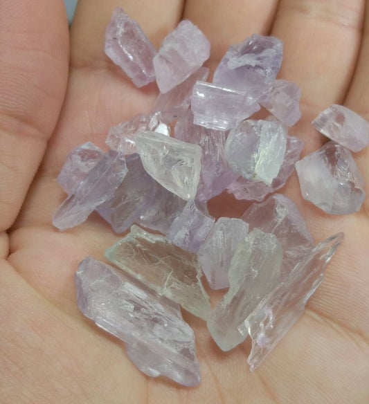 ARSAA GEMS AND MINERALSNatural fine quality aesthetic 106.5 grams true colors clear kunzite crystals - Premium  from ARSAA GEMS AND MINERALS - Just $65.00! Shop now at ARSAA GEMS AND MINERALS