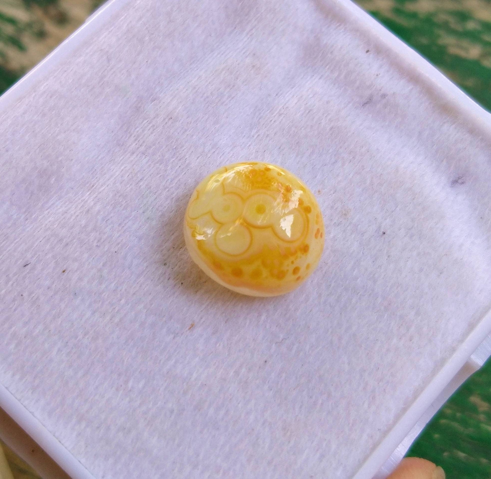 ARSAA GEMS AND MINERALSNatural fine quality beautiful 11 carats banded eye oval shape fine agate cabochon - Premium  from ARSAA GEMS AND MINERALS - Just $15.00! Shop now at ARSAA GEMS AND MINERALS