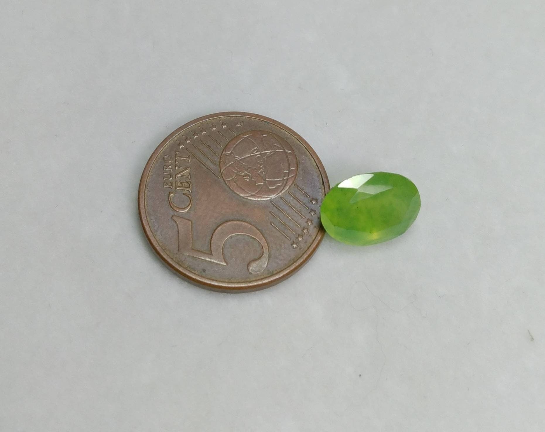 ARSAA GEMS AND MINERALSNatural fine quality beautiful 4.5 carats green oval cut shape Faceted hydrograssular garnet gem - Premium  from ARSAA GEMS AND MINERALS - Just $13.00! Shop now at ARSAA GEMS AND MINERALS