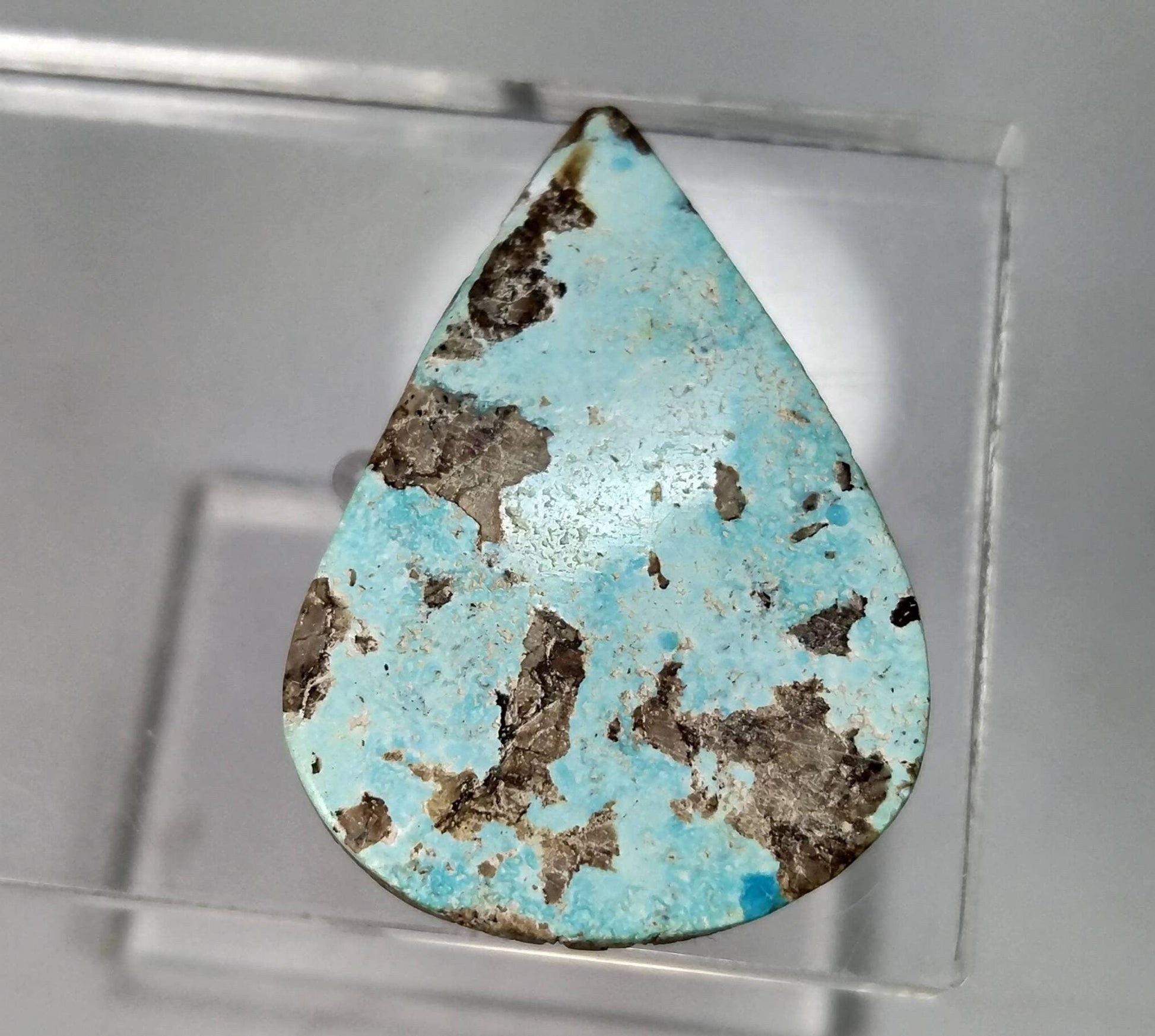 ARSAA GEMS AND MINERALSNatural good quality pear shape turquoise cabochon - Premium  from ARSAA GEMS AND MINERALS - Just $20.00! Shop now at ARSAA GEMS AND MINERALS