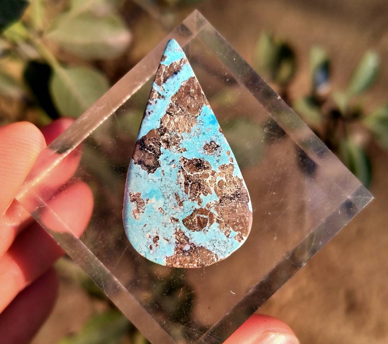 ARSAA GEMS AND MINERALSNatural good quality beautiful pear shape turquoise cabochon - Premium  from ARSAA GEMS AND MINERALS - Just $12.00! Shop now at ARSAA GEMS AND MINERALS
