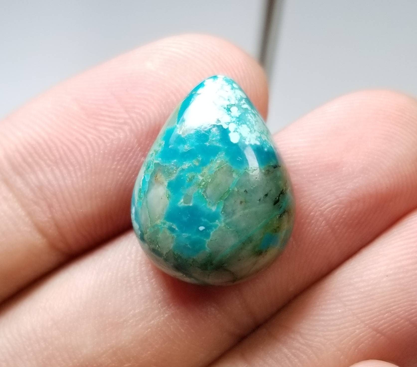 ARSAA GEMS AND MINERALSNatural good quality ring size turquoise pear shape cabochon - Premium  from ARSAA GEMS AND MINERALS - Just $15.00! Shop now at ARSAA GEMS AND MINERALS