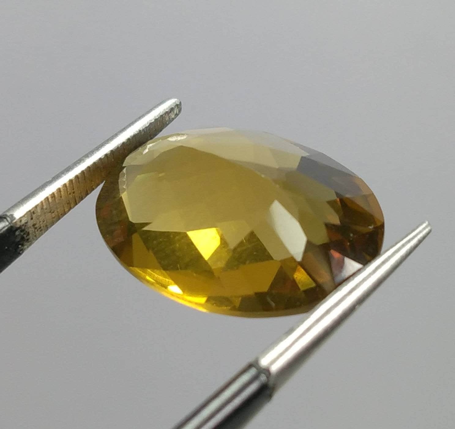 ARSAA GEMS AND MINERALSNatural top quality beautiful 10 carat checkerboard shape faceted citrine gem - Premium  from ARSAA GEMS AND MINERALS - Just $30.00! Shop now at ARSAA GEMS AND MINERALS