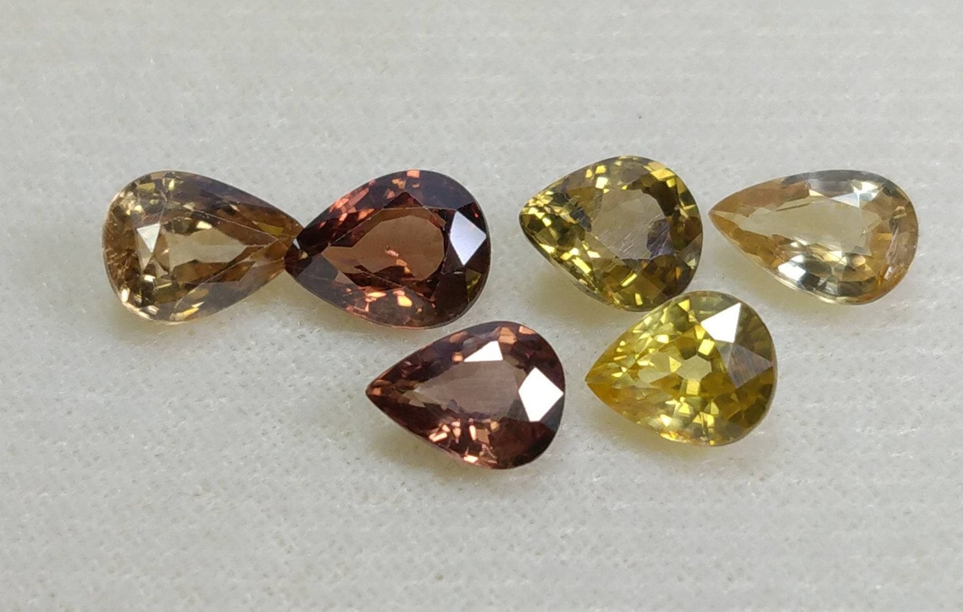 ARSAA GEMS AND MINERALSNatural top quality beautiful 12.5 carats Small sized set of faceted VV clarity zircon gems - Premium  from ARSAA GEMS AND MINERALS - Just $62.00! Shop now at ARSAA GEMS AND MINERALS
