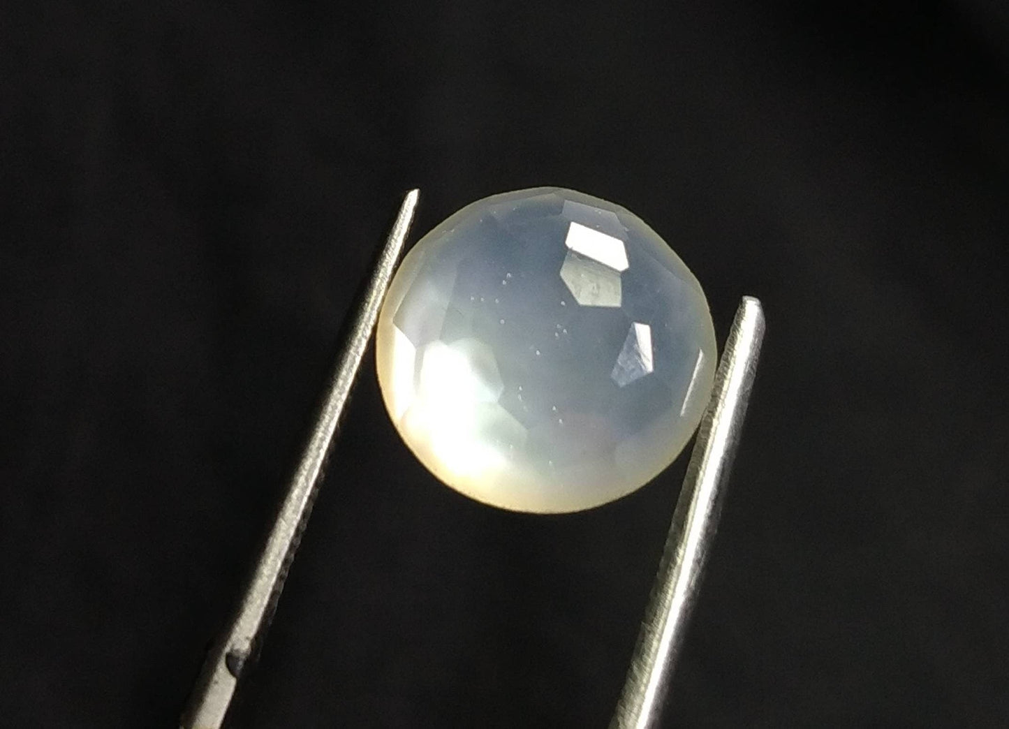 ARSAA GEMS AND MINERALSNatural top quality beautiful 13 carats small set of rose cut Faceted quartz with mother of pearl doublets Cabochons - Premium  from ARSAA GEMS AND MINERALS - Just $20.00! Shop now at ARSAA GEMS AND MINERALS