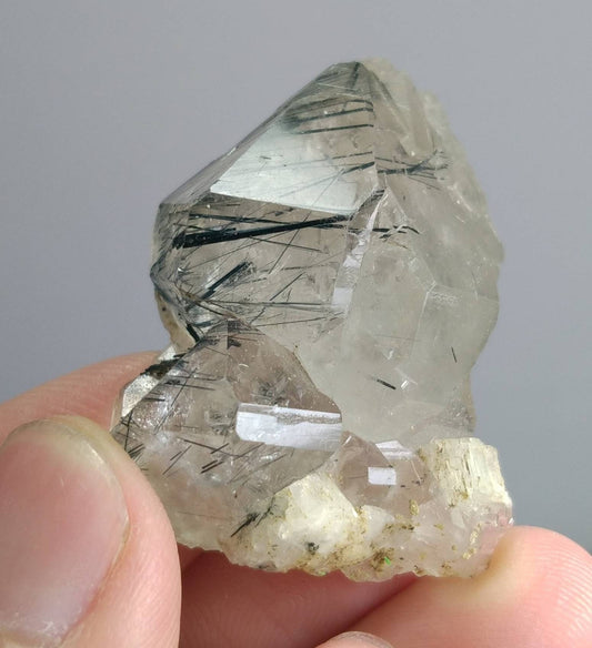 ARSAA GEMS AND MINERALSNatural top quality beautiful 17.1 grams terminated Aegirine included quartz crystal - Premium  from ARSAA GEMS AND MINERALS - Just $30.00! Shop now at ARSAA GEMS AND MINERALS