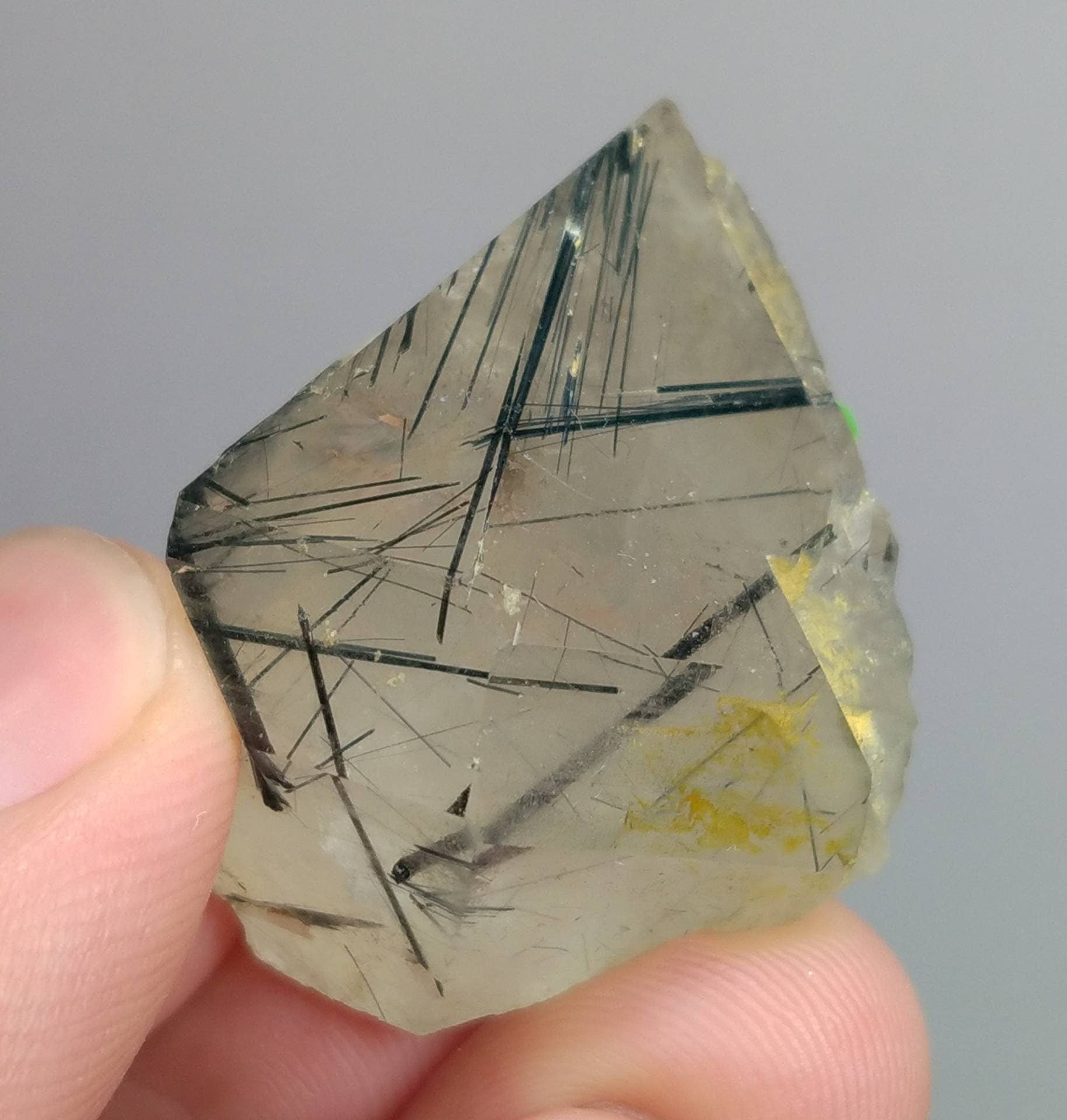 ARSAA GEMS AND MINERALSNatural top quality beautiful 16.1 grams terminated Aegirine included quartz crystal - Premium  from ARSAA GEMS AND MINERALS - Just $30.00! Shop now at ARSAA GEMS AND MINERALS