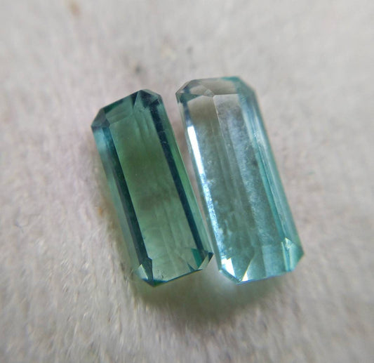 ARSAA GEMS AND MINERALSNatural top quality beautiful 2 carats faceted radiant shapes light blue tourmaline gems - Premium  from ARSAA GEMS AND MINERALS - Just $20.00! Shop now at ARSAA GEMS AND MINERALS
