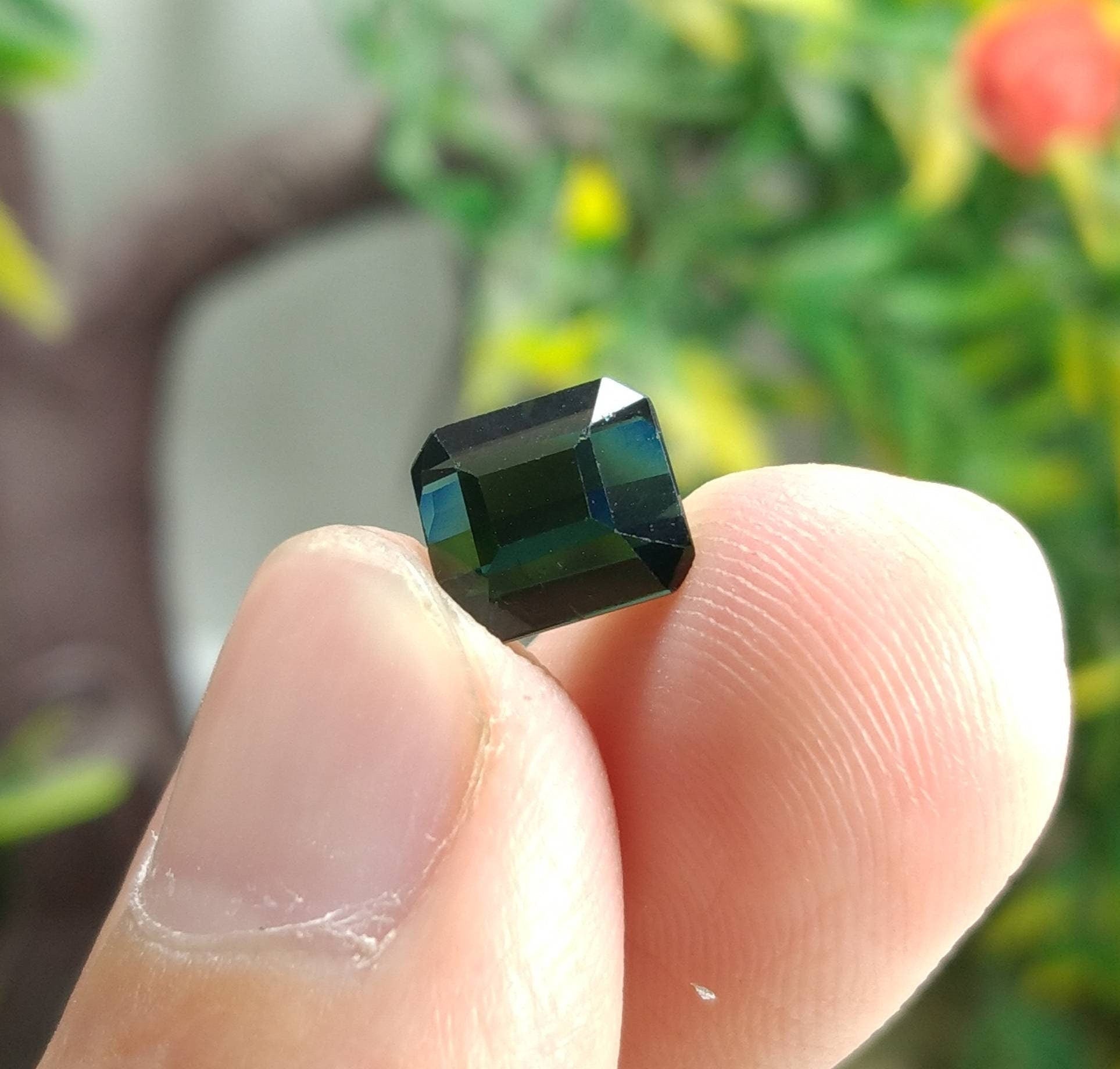 ARSAA GEMS AND MINERALSNatural top quality beautiful 2 carat radiant shape faceted Blue Tourmaline gem - Premium  from ARSAA GEMS AND MINERALS - Just $18.00! Shop now at ARSAA GEMS AND MINERALS