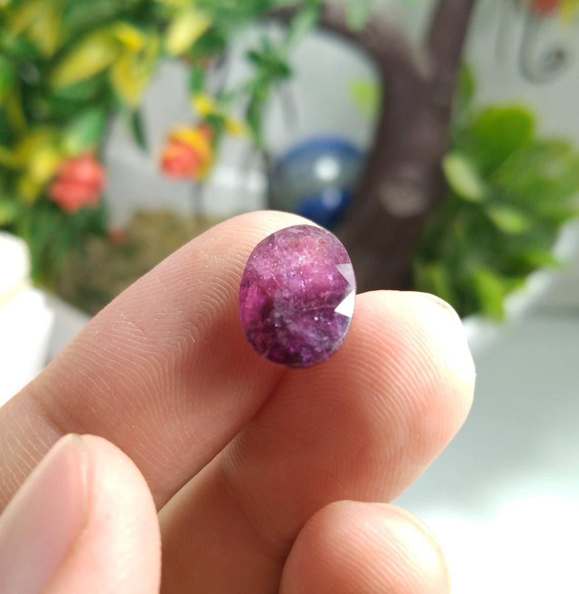 ARSAA GEMS AND MINERALSNatural top quality beautiful 5 carat faceted oval shape pink Tourmaline gem - Premium  from ARSAA GEMS AND MINERALS - Just $20.00! Shop now at ARSAA GEMS AND MINERALS