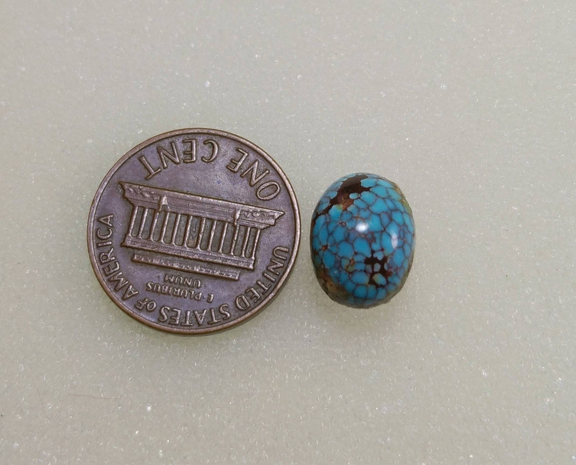ARSAA GEMS AND MINERALSNatural top quality beautiful 6 carats spider web Egyptian turquoise cabochon - Premium  from ARSAA GEMS AND MINERALS - Just $25.00! Shop now at ARSAA GEMS AND MINERALS