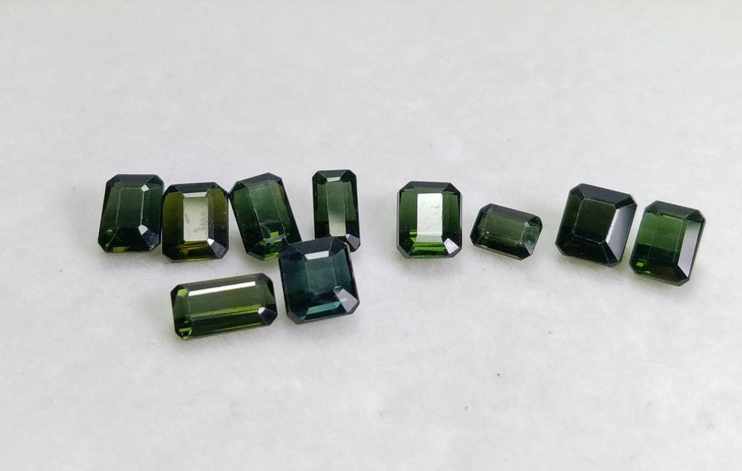 ARSAA GEMS AND MINERALSNatural top quality beautiful 7.5 carats small lot of dark blue and green color faceted radiant shapes tourmaline gems - Premium  from ARSAA GEMS AND MINERALS - Just $35.00! Shop now at ARSAA GEMS AND MINERALS