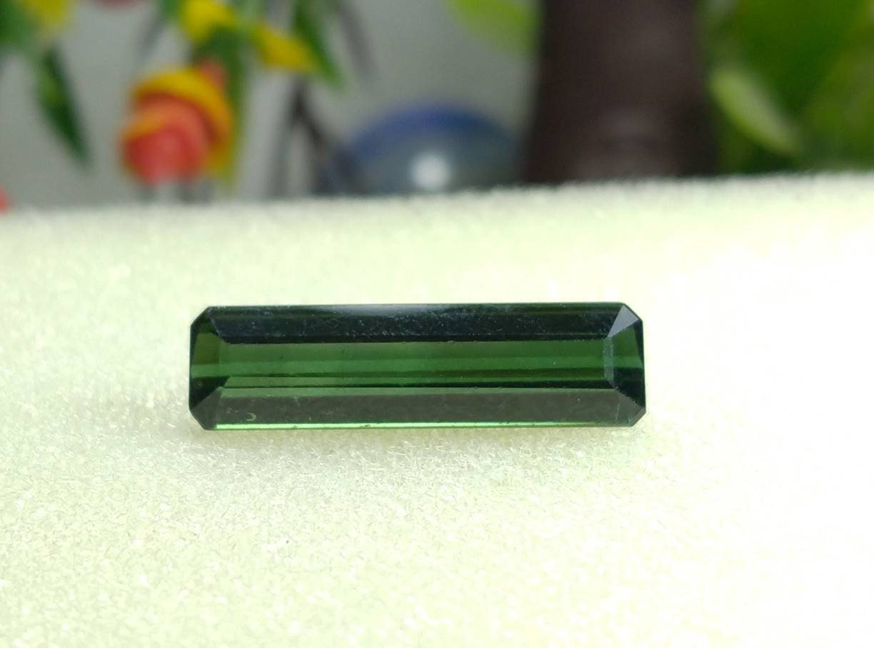 ARSAA GEMS AND MINERALSNatural top quality beautiful 9 carats rectangular shape faceted green tourmaline gem - Premium  from ARSAA GEMS AND MINERALS - Just $90.00! Shop now at ARSAA GEMS AND MINERALS