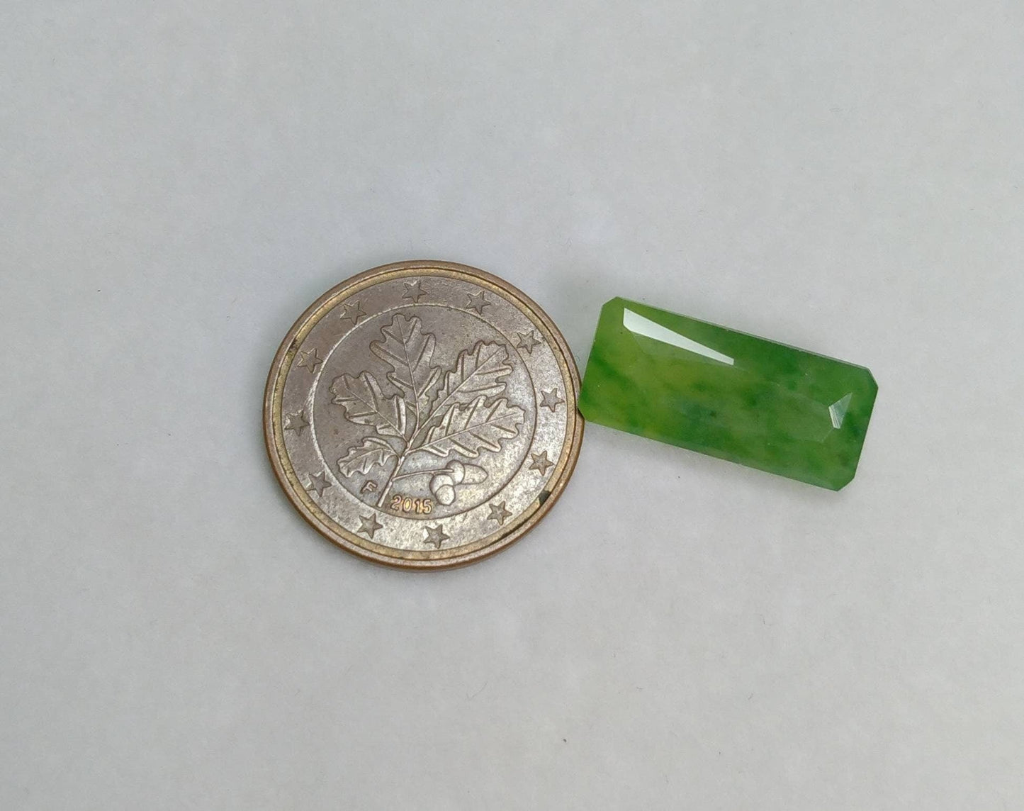 ARSAA GEMS AND MINERALSNatural top quality beautiful 9.5 carats radiant shape green faceted hydrograssular garnet gem - Premium  from ARSAA GEMS AND MINERALS - Just $28.00! Shop now at ARSAA GEMS AND MINERALS