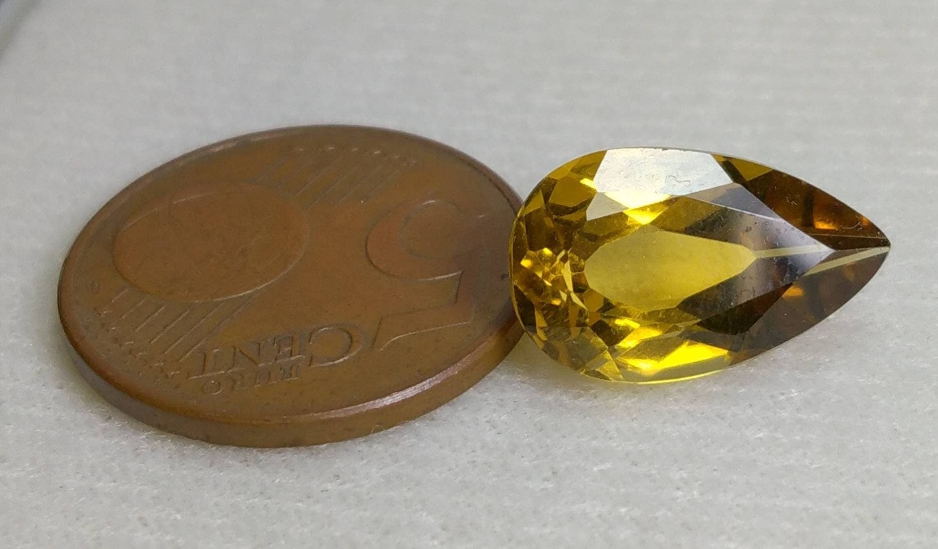 ARSAA GEMS AND MINERALSTop Quality beautiful natural 6.5 carats pear shape VV clarity citrine faceted gem - Premium  from ARSAA GEMS AND MINERALS - Just $30.00! Shop now at ARSAA GEMS AND MINERALS