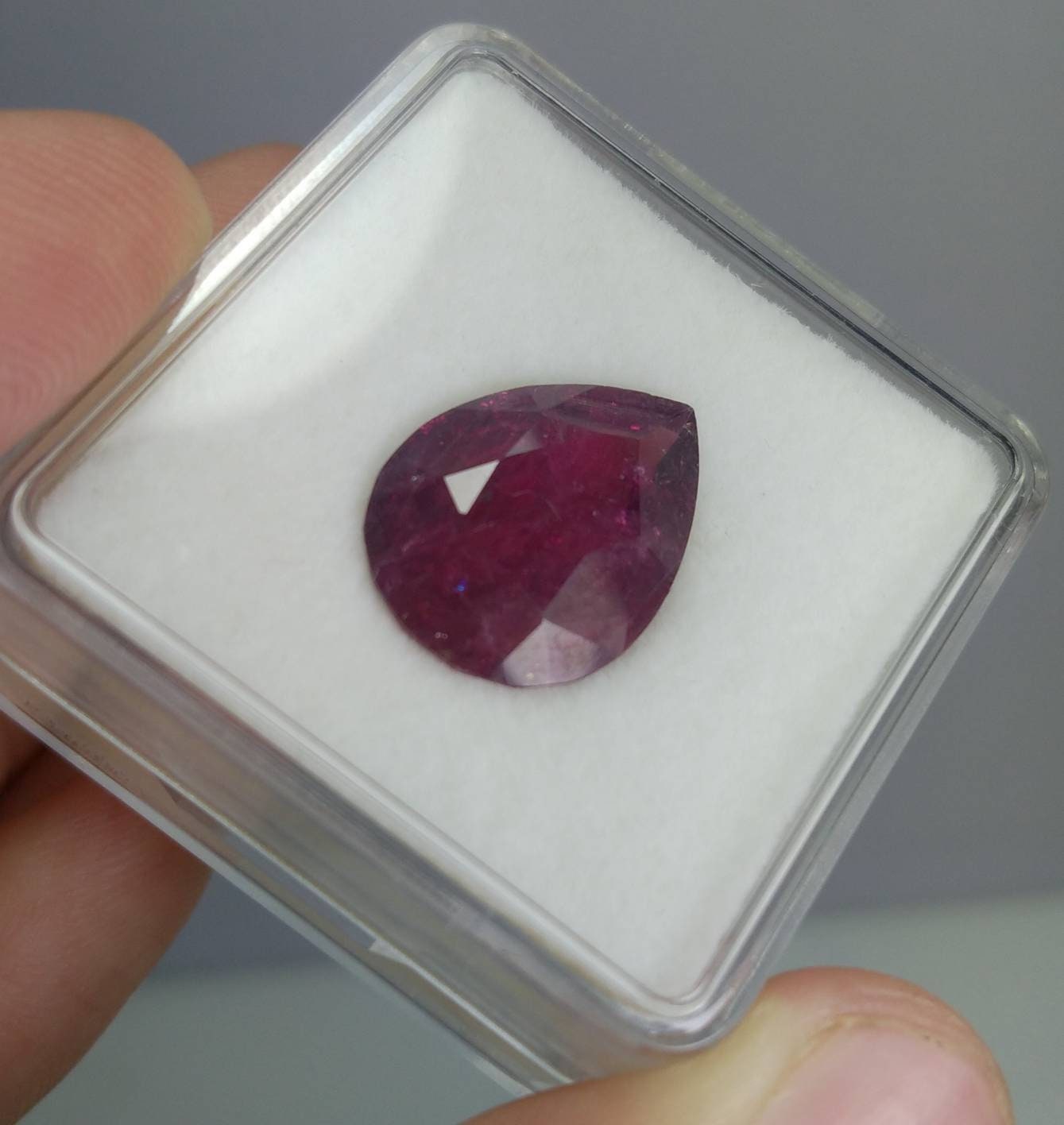 ARSAA GEMS AND MINERALSTop Quality beautiful natural 11 carat faceted pear shape rubellite gem - Premium  from ARSAA GEMS AND MINERALS - Just $110.00! Shop now at ARSAA GEMS AND MINERALS