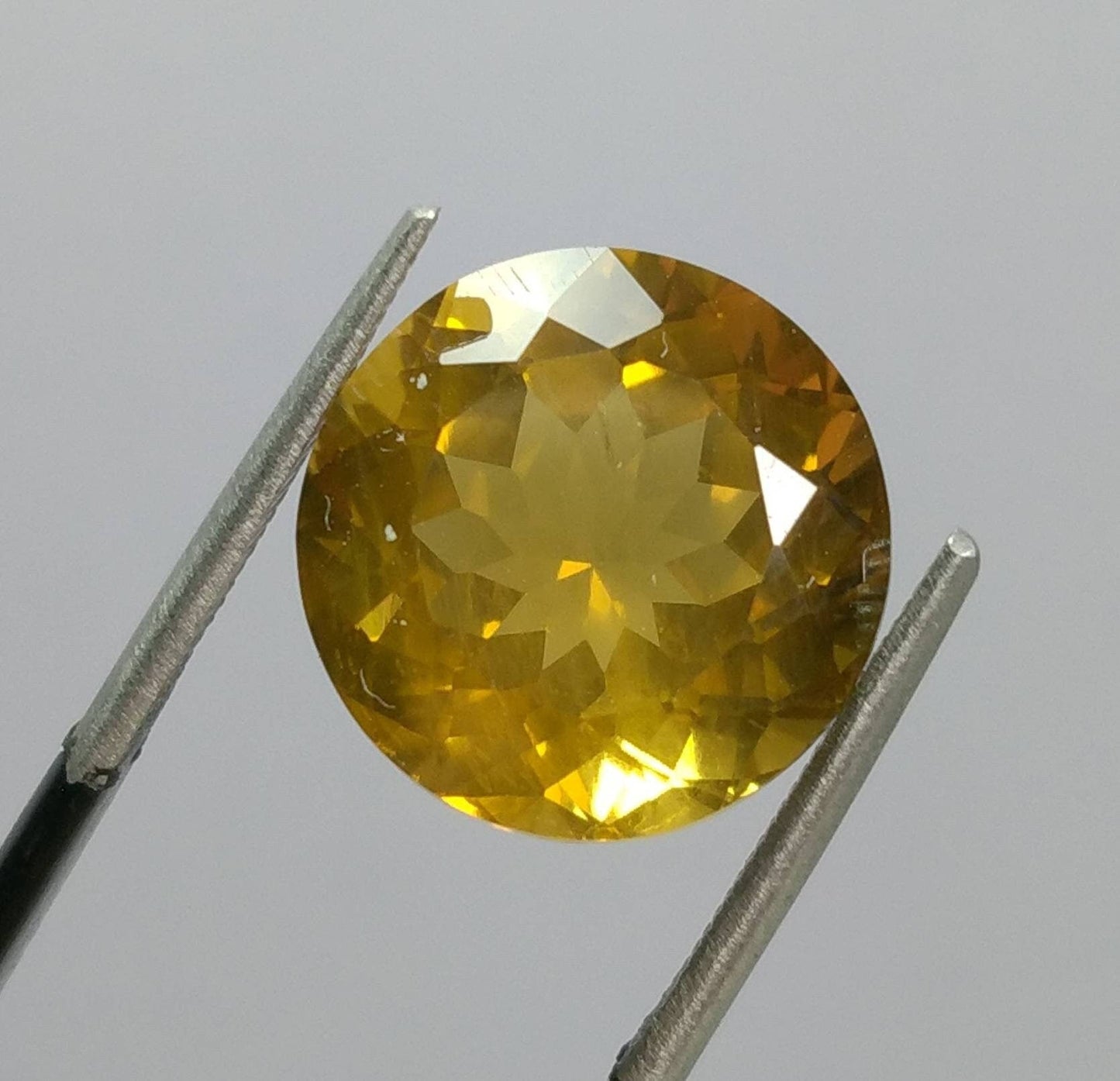 ARSAA GEMS AND MINERALSTop Quality beautiful natural 8.5 carats VV clarity round shape citrine faceted gem - Premium  from ARSAA GEMS AND MINERALS - Just $27.00! Shop now at ARSAA GEMS AND MINERALS