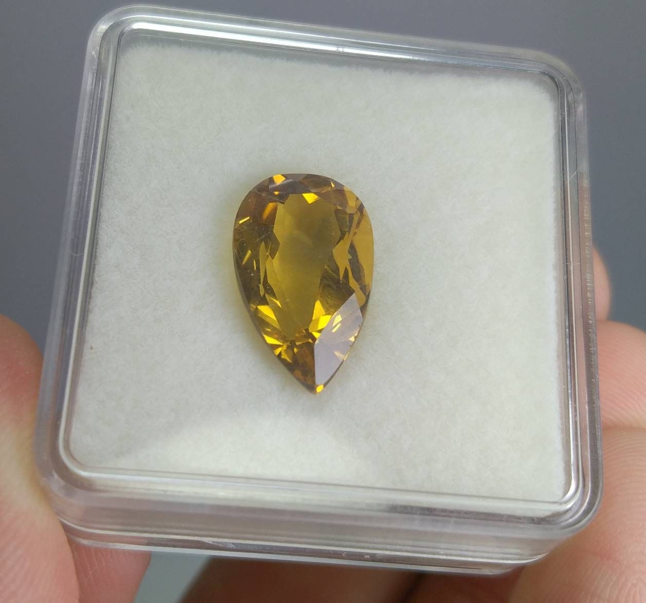 ARSAA GEMS AND MINERALSTop Quality beautiful natural 6.5 carats pear shape VV clarity citrine faceted gem - Premium  from ARSAA GEMS AND MINERALS - Just $30.00! Shop now at ARSAA GEMS AND MINERALS