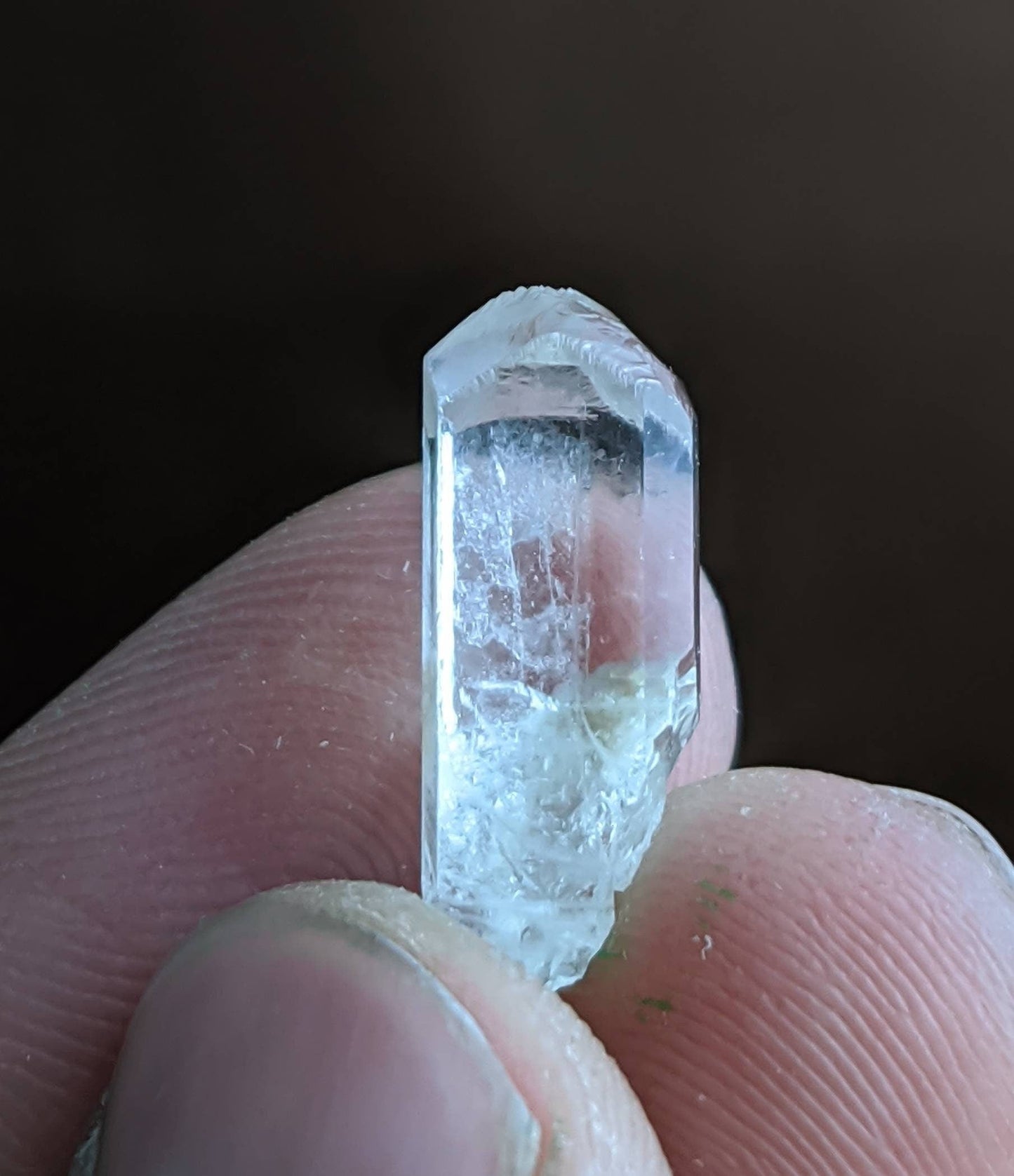 ARSAA GEMS AND MINERALSTopaz clear terminated small thumbnail size crystal from Skardu GilgitBaltistan Pakistan - Premium  from ARSAA GEMS AND MINERALS - Just $10.00! Shop now at ARSAA GEMS AND MINERALS