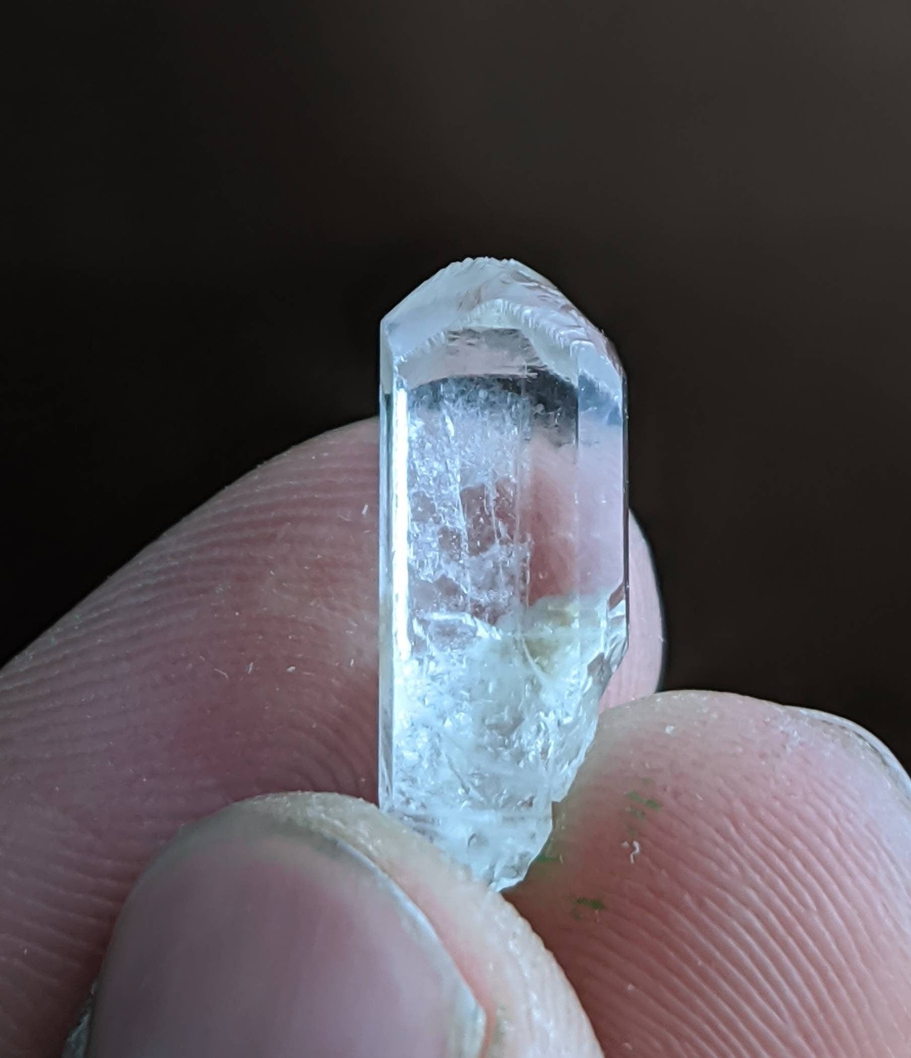 ARSAA GEMS AND MINERALSTopaz clear terminated small thumbnail size crystal from Skardu GilgitBaltistan Pakistan - Premium  from ARSAA GEMS AND MINERALS - Just $10.00! Shop now at ARSAA GEMS AND MINERALS