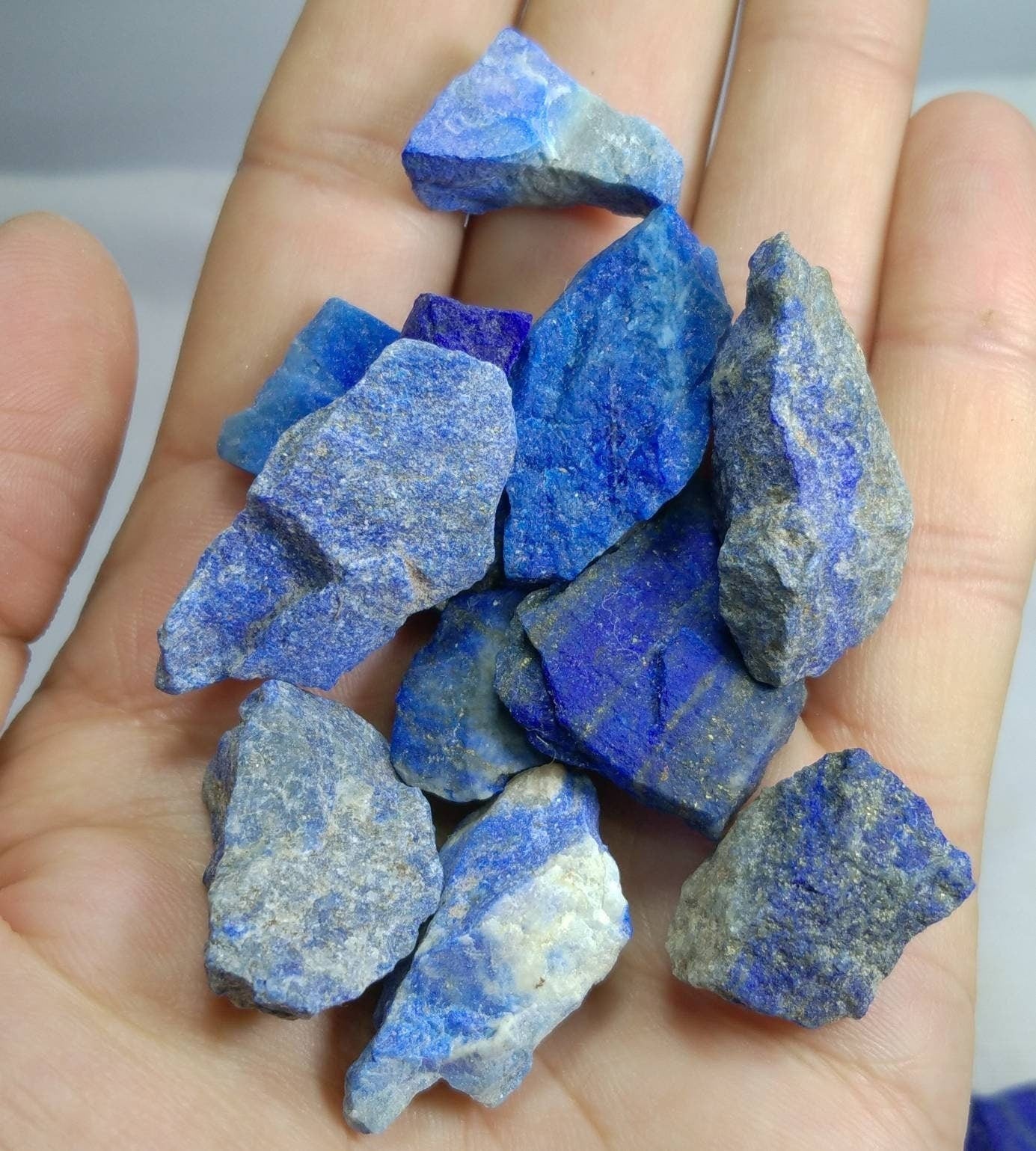 ARSAA GEMS AND MINERALSNatural aesthetic Beautiful 104 grams small lot selected pieces of lapis lazuli crystals - Premium  from ARSAA GEMS AND MINERALS - Just $35.00! Shop now at ARSAA GEMS AND MINERALS