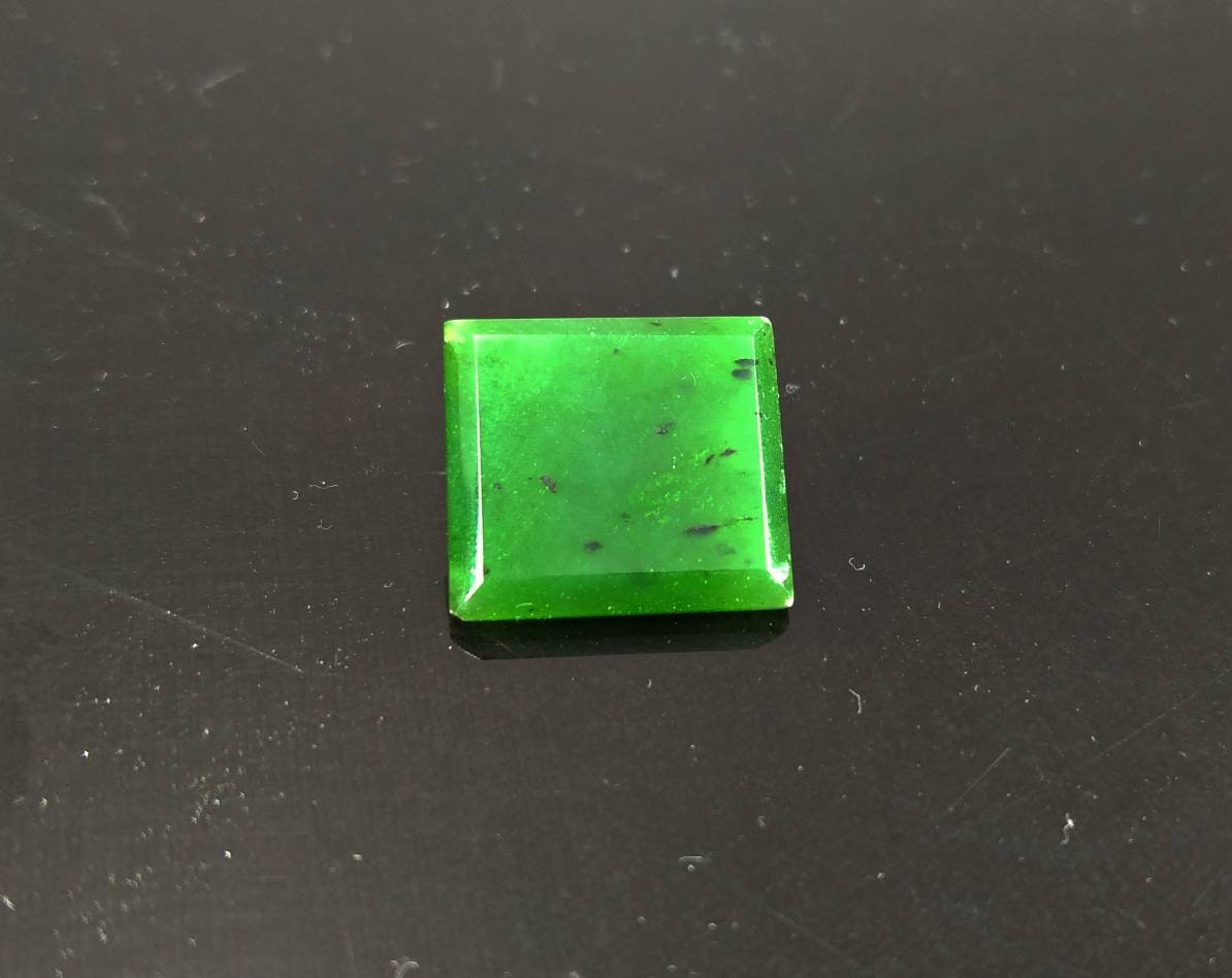 ARSAA GEMS AND MINERALSNatural top quality beautiful 15.5 Carats radiant shape faceted nephrite Jade gem - Premium  from ARSAA GEMS AND MINERALS - Just $25.00! Shop now at ARSAA GEMS AND MINERALS