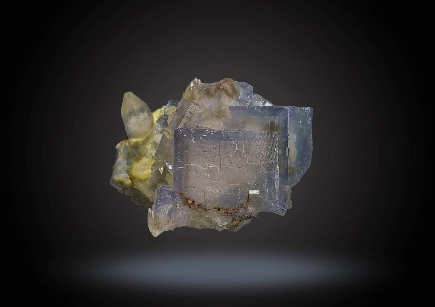 ARSAA GEMS AND MINERALSNatural fine quality aesthetic specimen of perfectly cubic Fluorite with dogtooth calcite - Premium  from ARSAA GEMS AND MINERALS - Just $20.00! Shop now at ARSAA GEMS AND MINERALS