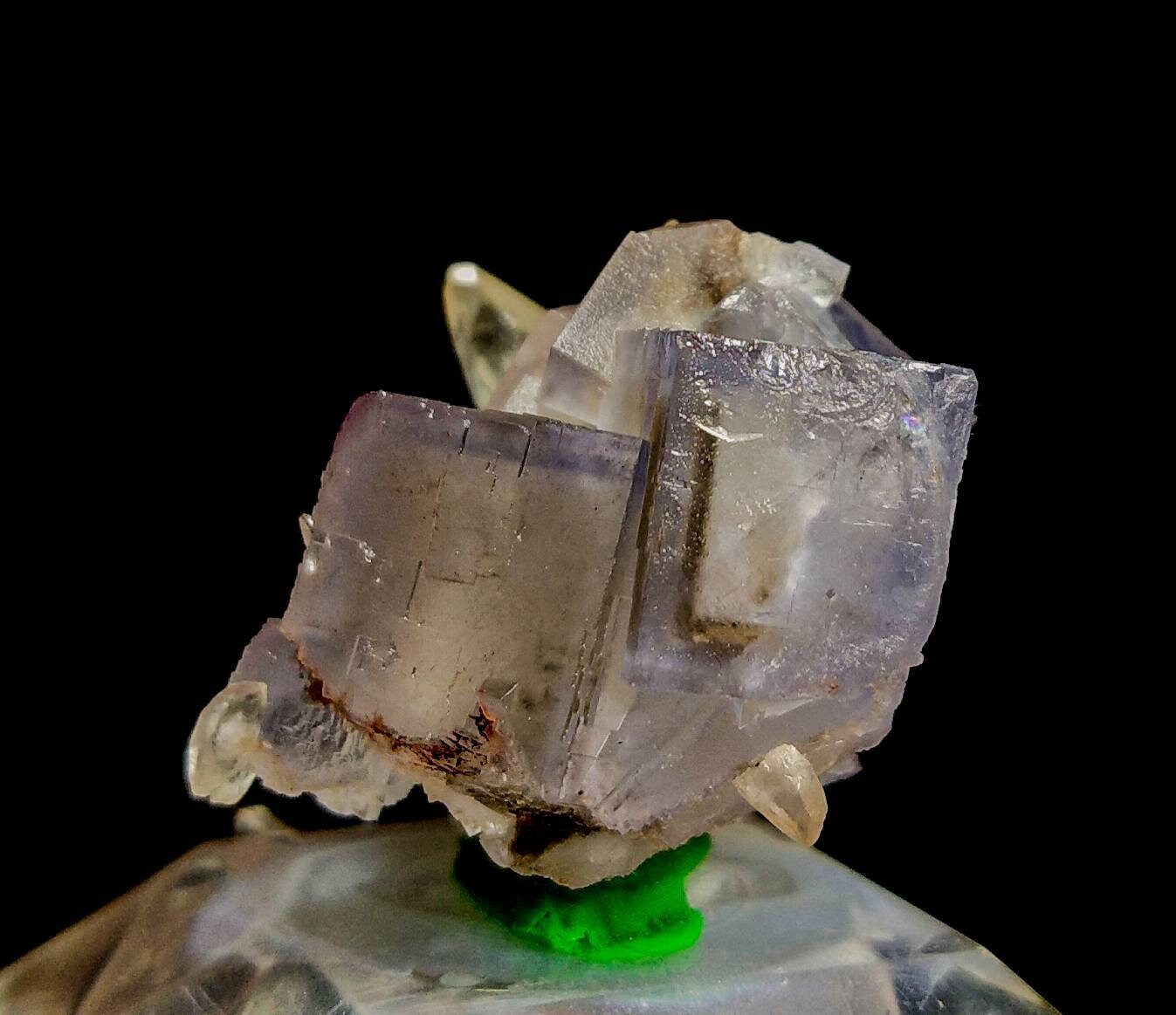 ARSAA GEMS AND MINERALSNatural fine quality aesthetic specimen of perfectly cubic Fluorite with dogtooth calcite - Premium  from ARSAA GEMS AND MINERALS - Just $20.00! Shop now at ARSAA GEMS AND MINERALS