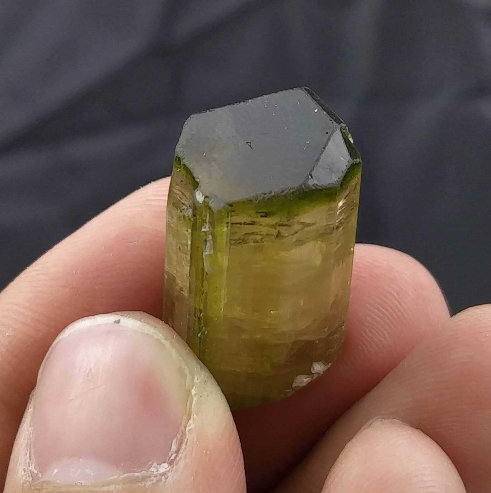 ARSAA GEMS AND MINERALSMulticolor terminated tourmaline crystal 9 grams weight from Africa - Premium  from ARSAA GEMS AND MINERALS - Just $180.00! Shop now at ARSAA GEMS AND MINERALS