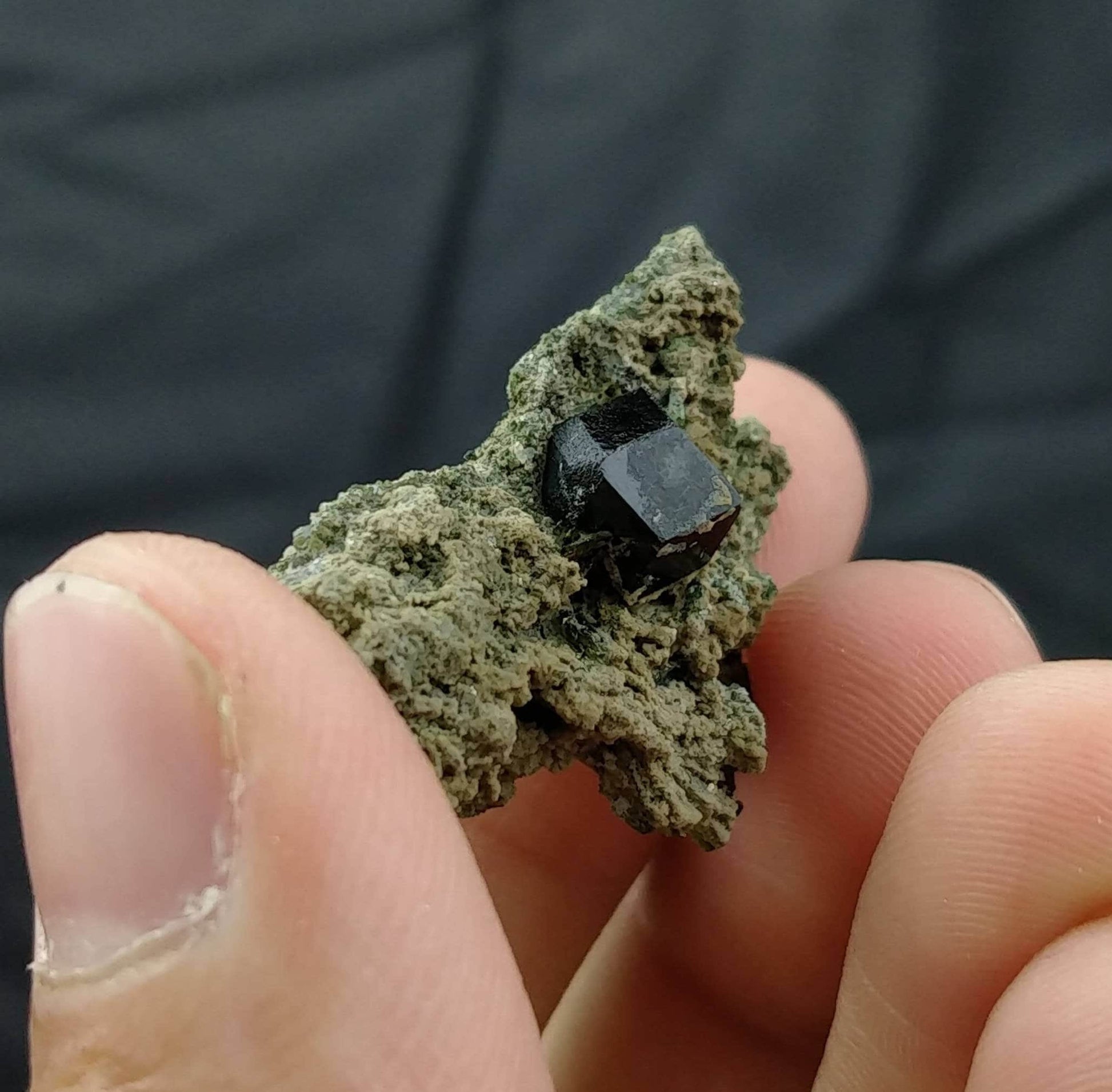 ARSAA GEMS AND MINERALSNatural good quality beautiful 7 grams andradite garnet crystal on matrix - Premium  from ARSAA GEMS AND MINERALS - Just $15.00! Shop now at ARSAA GEMS AND MINERALS