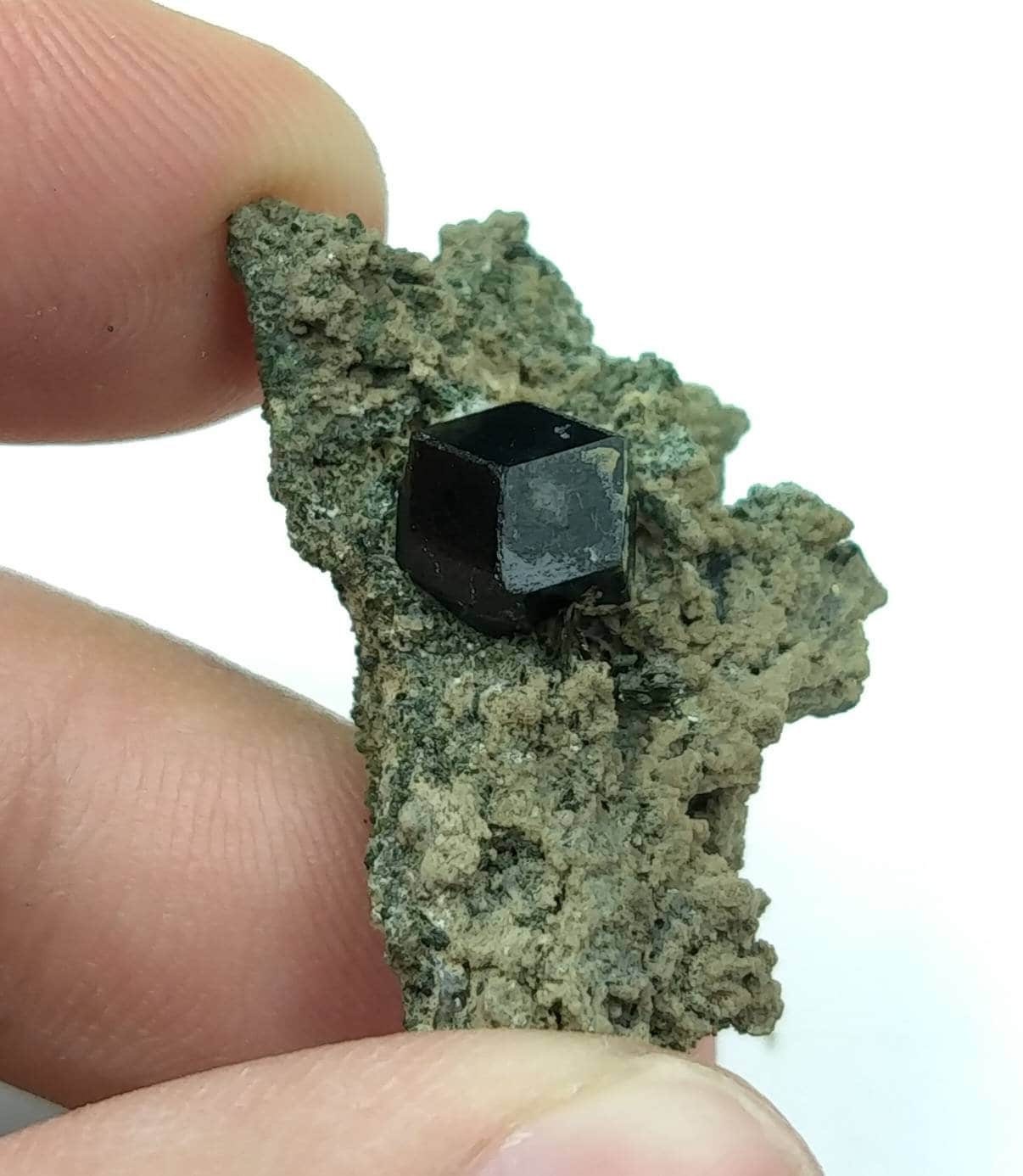 ARSAA GEMS AND MINERALSNatural good quality beautiful 7 grams andradite garnet crystal on matrix - Premium  from ARSAA GEMS AND MINERALS - Just $15.00! Shop now at ARSAA GEMS AND MINERALS