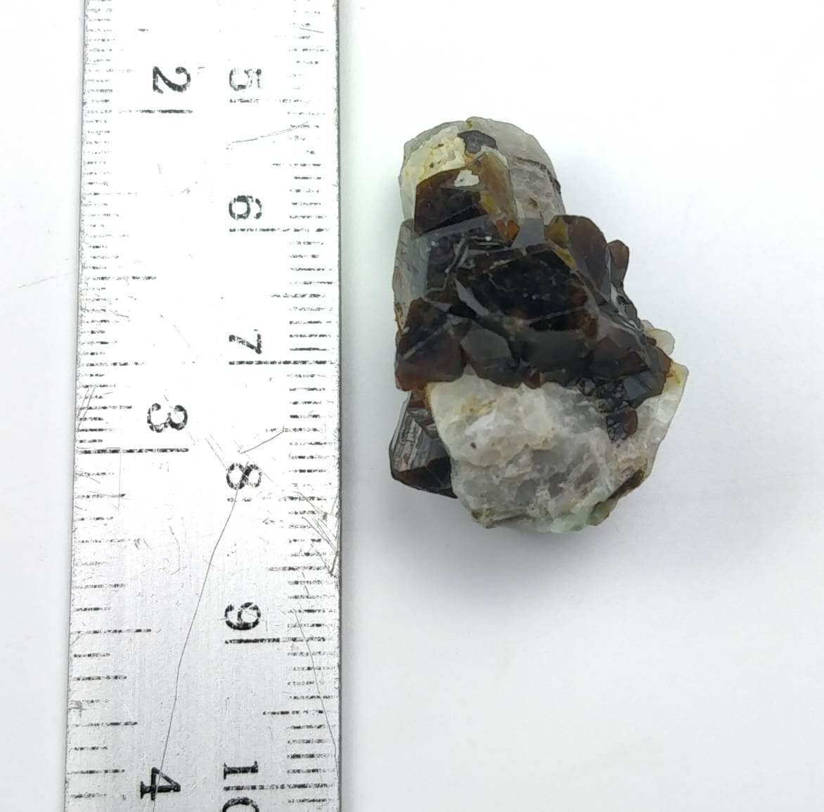 ARSAA GEMS AND MINERALSNatural good quality beautiful 14.1 grams andradite garnet crystal on matrix on feldspar - Premium  from ARSAA GEMS AND MINERALS - Just $20.00! Shop now at ARSAA GEMS AND MINERALS