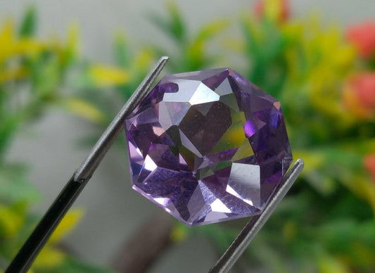 ARSAA GEMS AND MINERALSNatural top quality beautiful 15 carats eyeclartiy clean faceted cushion shape amethyst gem - Premium  from ARSAA GEMS AND MINERALS - Just $25.00! Shop now at ARSAA GEMS AND MINERALS