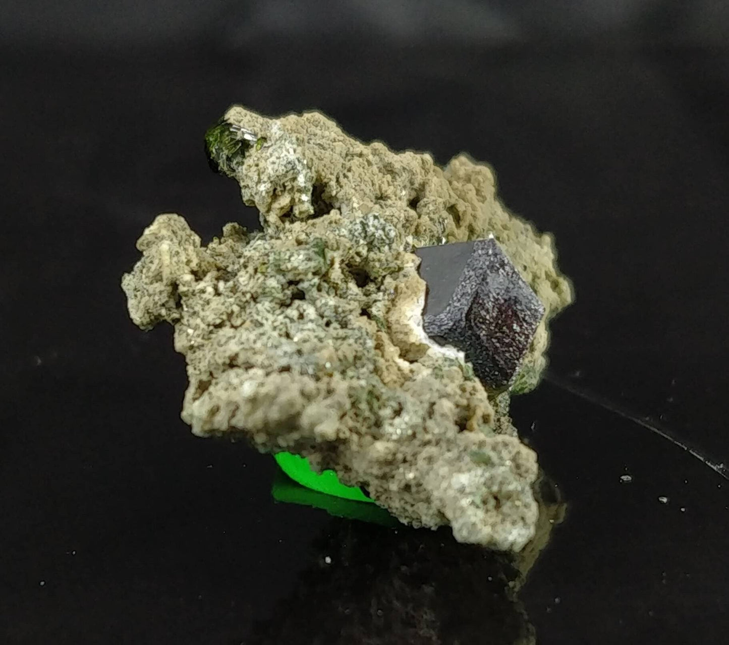 ARSAA GEMS AND MINERALSNatural good quality beautiful 7 grams andradite garnet crystal on matrix - Premium  from ARSAA GEMS AND MINERALS - Just $15.00! Shop now at ARSAA GEMS AND MINERALS