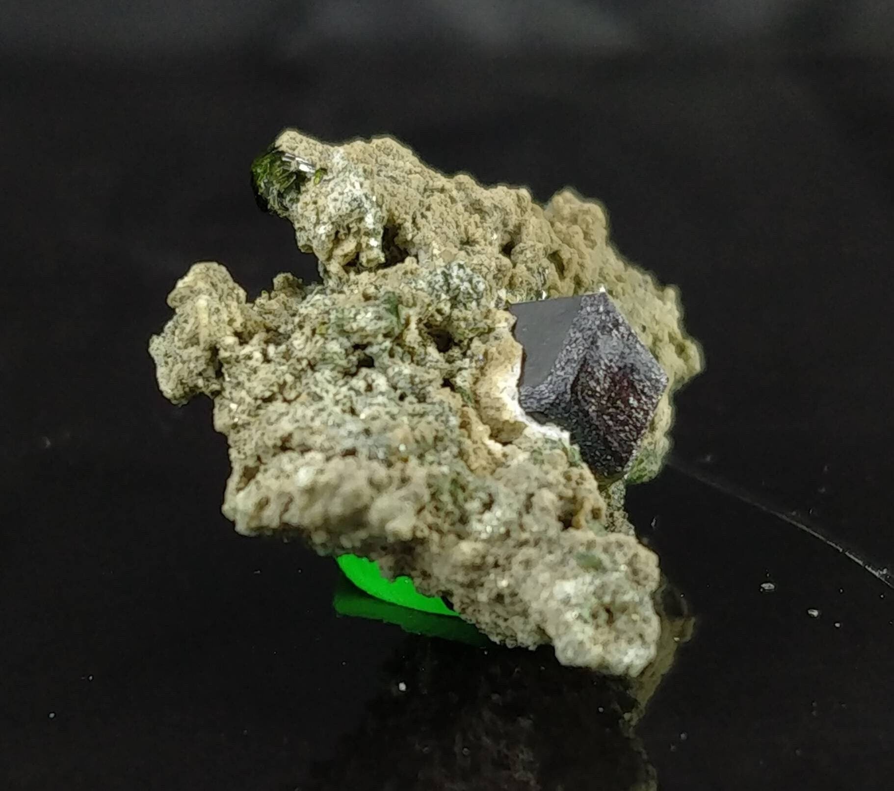 ARSAA GEMS AND MINERALSNatural good quality beautiful 7 grams andradite garnet crystal on matrix - Premium  from ARSAA GEMS AND MINERALS - Just $15.00! Shop now at ARSAA GEMS AND MINERALS