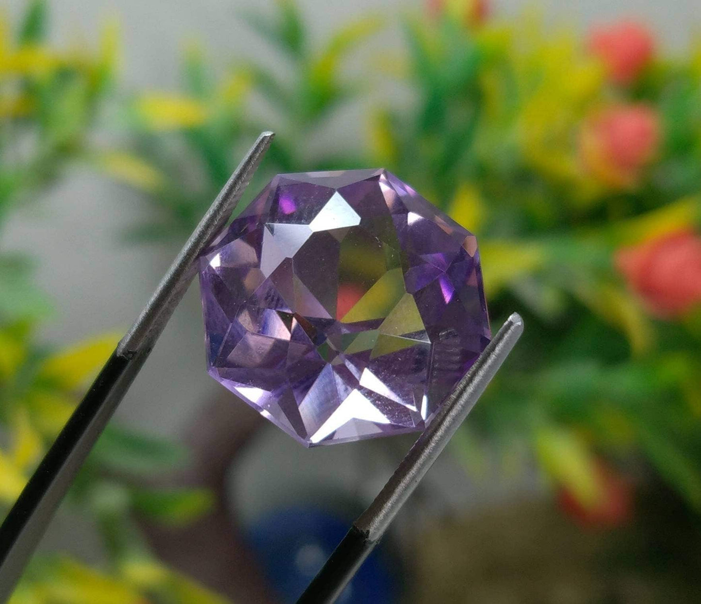 ARSAA GEMS AND MINERALSNatural top quality beautiful 15 carats eyeclartiy clean faceted cushion shape amethyst gem - Premium  from ARSAA GEMS AND MINERALS - Just $25.00! Shop now at ARSAA GEMS AND MINERALS