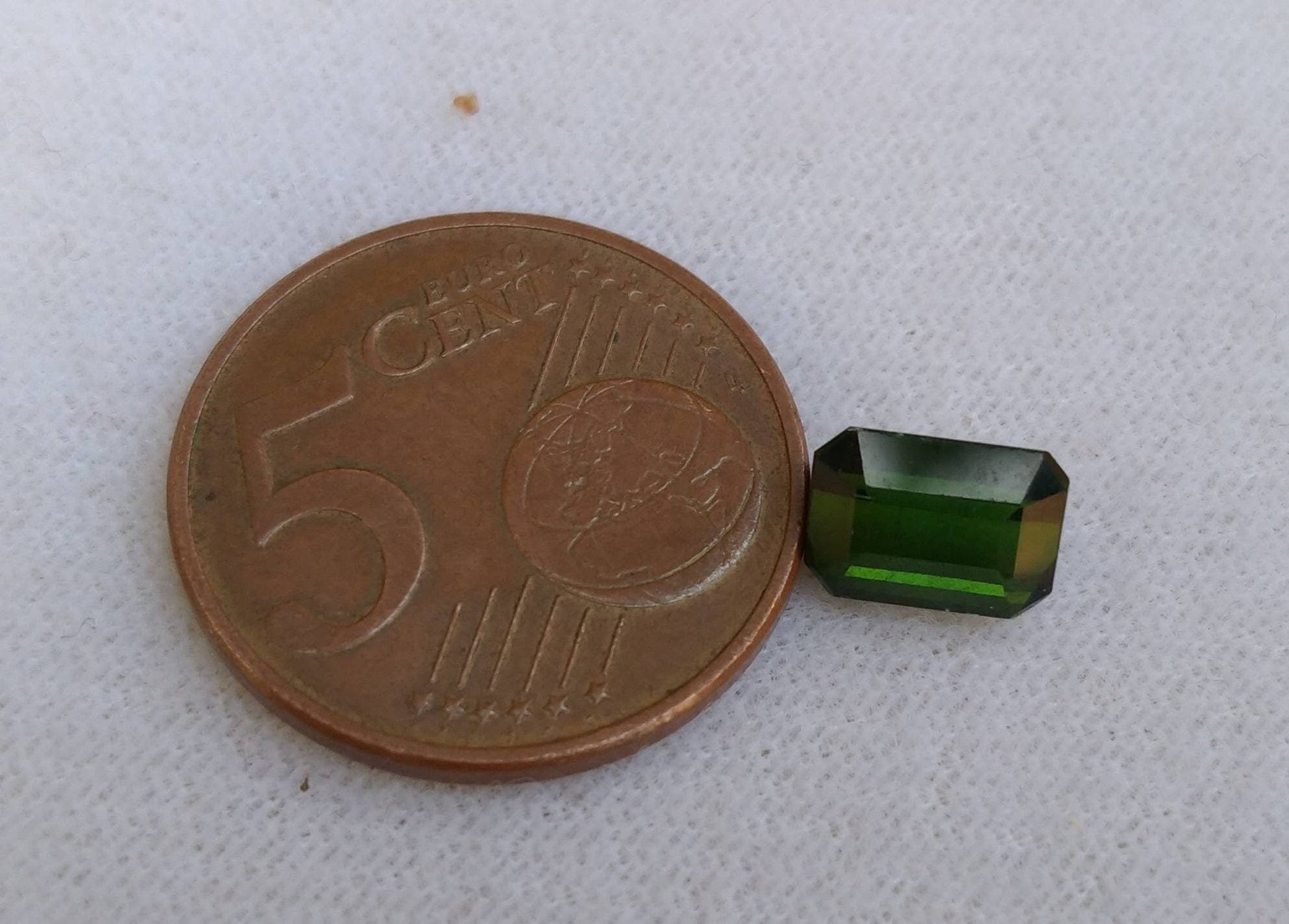 ARSAA GEMS AND MINERALSNatural top quality beautiful 3 carats VV clarity faceted radiant shape green Tourmaline gem - Premium  from ARSAA GEMS AND MINERALS - Just $30.00! Shop now at ARSAA GEMS AND MINERALS