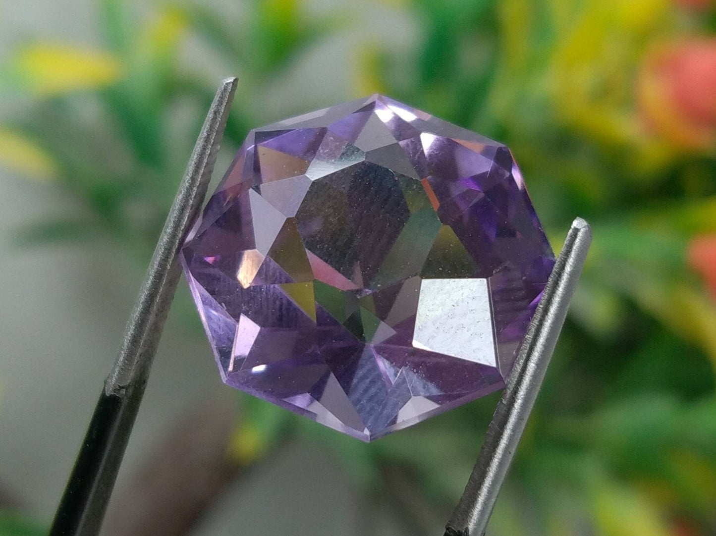 ARSAA GEMS AND MINERALSNatural top quality beautiful 15 carats eyeclartiy clean faceted cushion shape amethyst gem - Premium  from ARSAA GEMS AND MINERALS - Just $25.00! Shop now at ARSAA GEMS AND MINERALS