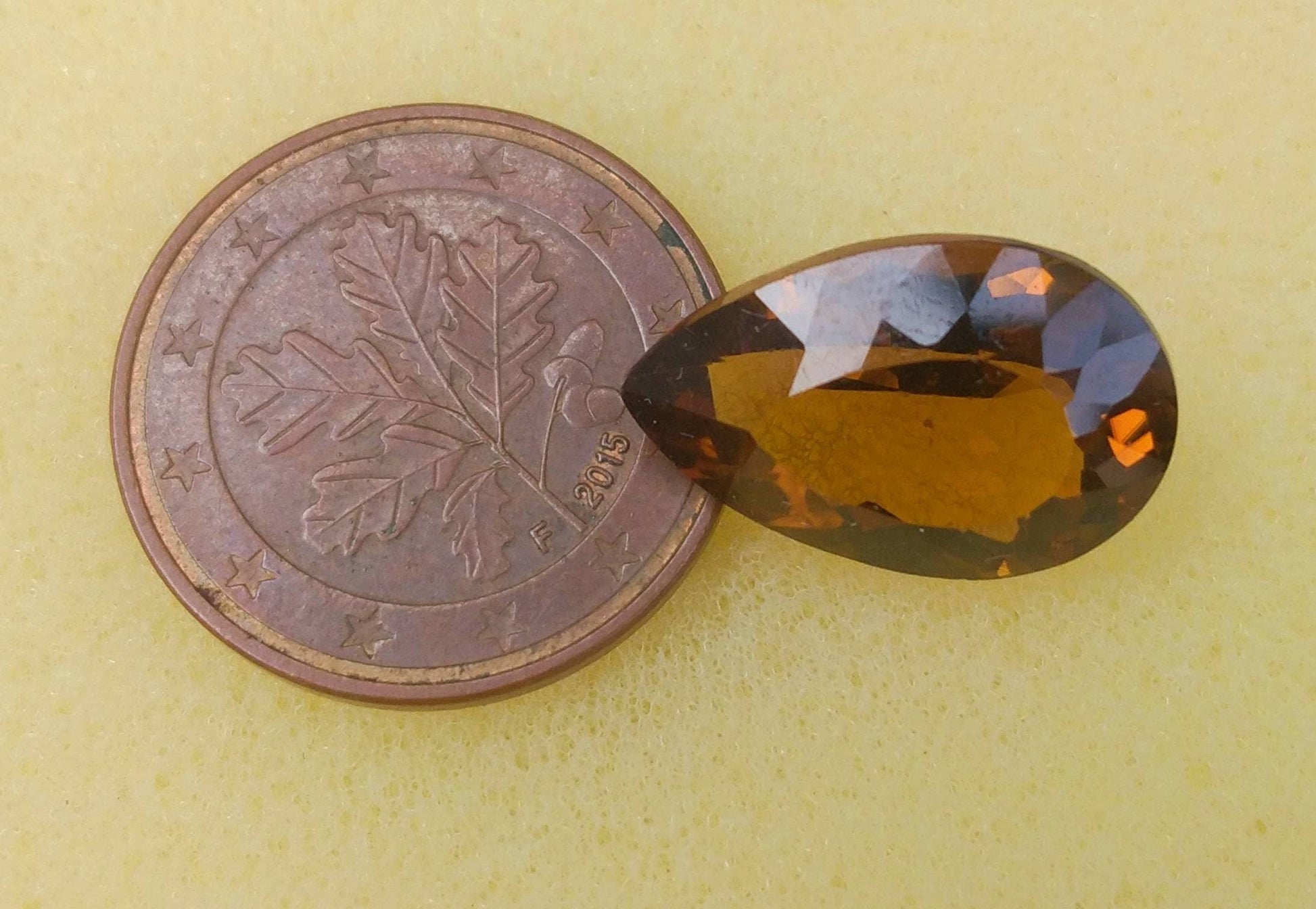 ARSAA GEMS AND MINERALSNatural fine quality beautiful 9 carats VV clarity pear shape citrine gem - Premium  from ARSAA GEMS AND MINERALS - Just $28.00! Shop now at ARSAA GEMS AND MINERALS