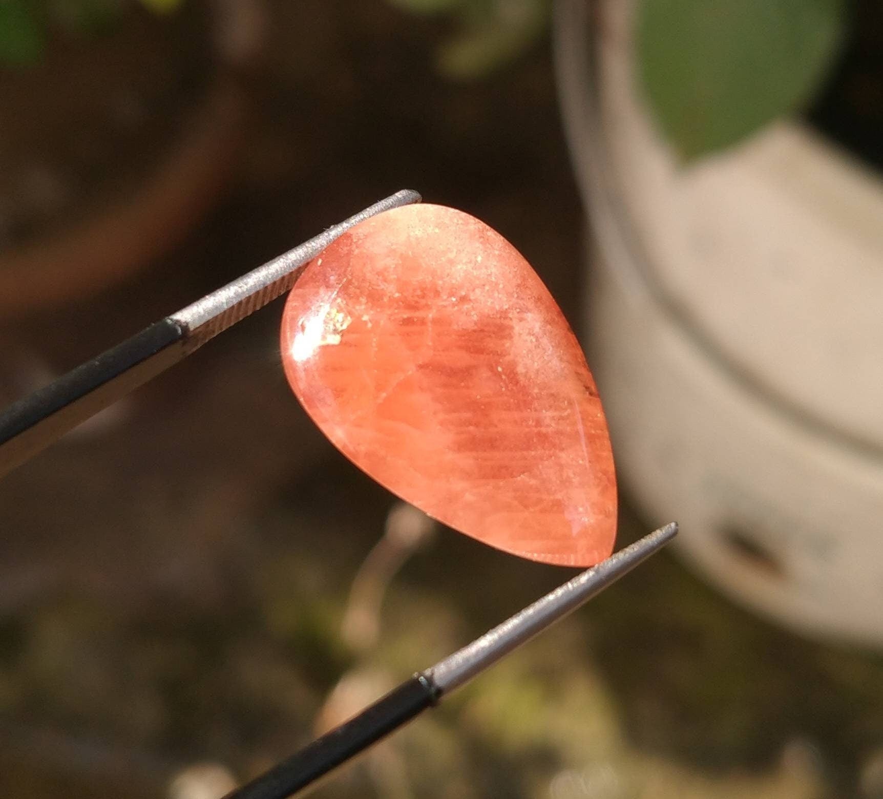ARSAA GEMS AND MINERALSNatural top quality beautiful 20.5 carats pear shape triplite cabochon - Premium  from ARSAA GEMS AND MINERALS - Just $40.00! Shop now at ARSAA GEMS AND MINERALS