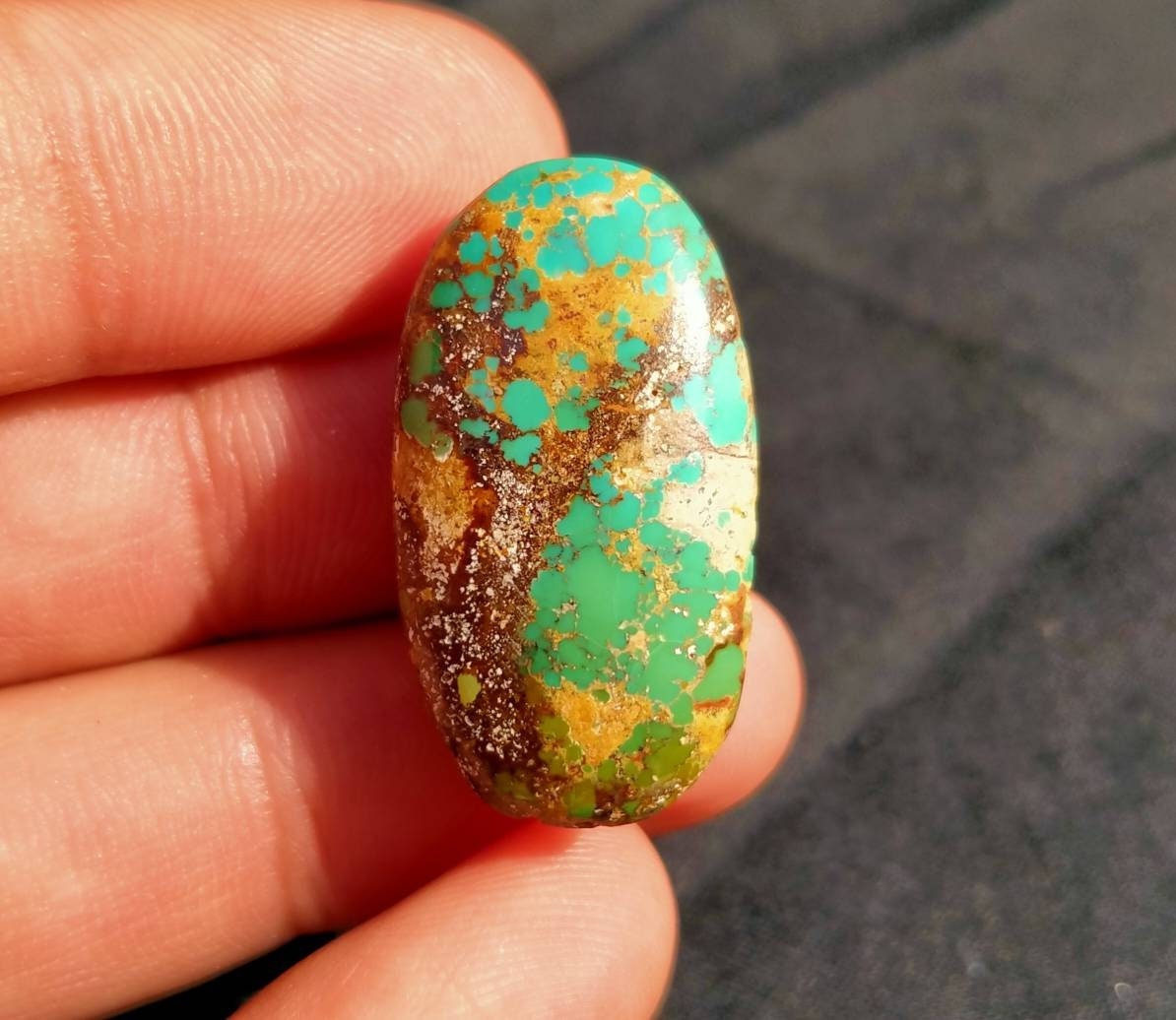 ARSAA GEMS AND MINERALSNatural good quality beautiful 16.5 grams turquoise cabochons - Premium  from ARSAA GEMS AND MINERALS - Just $80.00! Shop now at ARSAA GEMS AND MINERALS