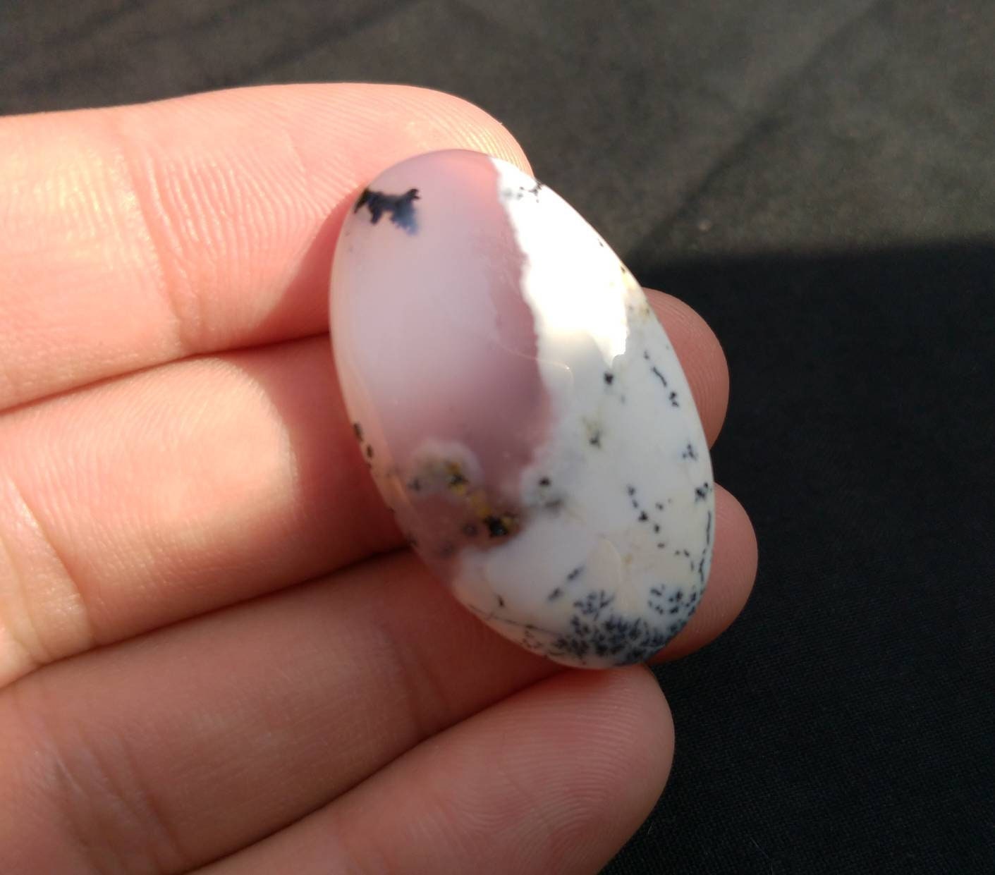 ARSAA GEMS AND MINERALSNatural good quality beautiful 33 carats dendritic opal cabochon - Premium  from ARSAA GEMS AND MINERALS - Just $12.00! Shop now at ARSAA GEMS AND MINERALS