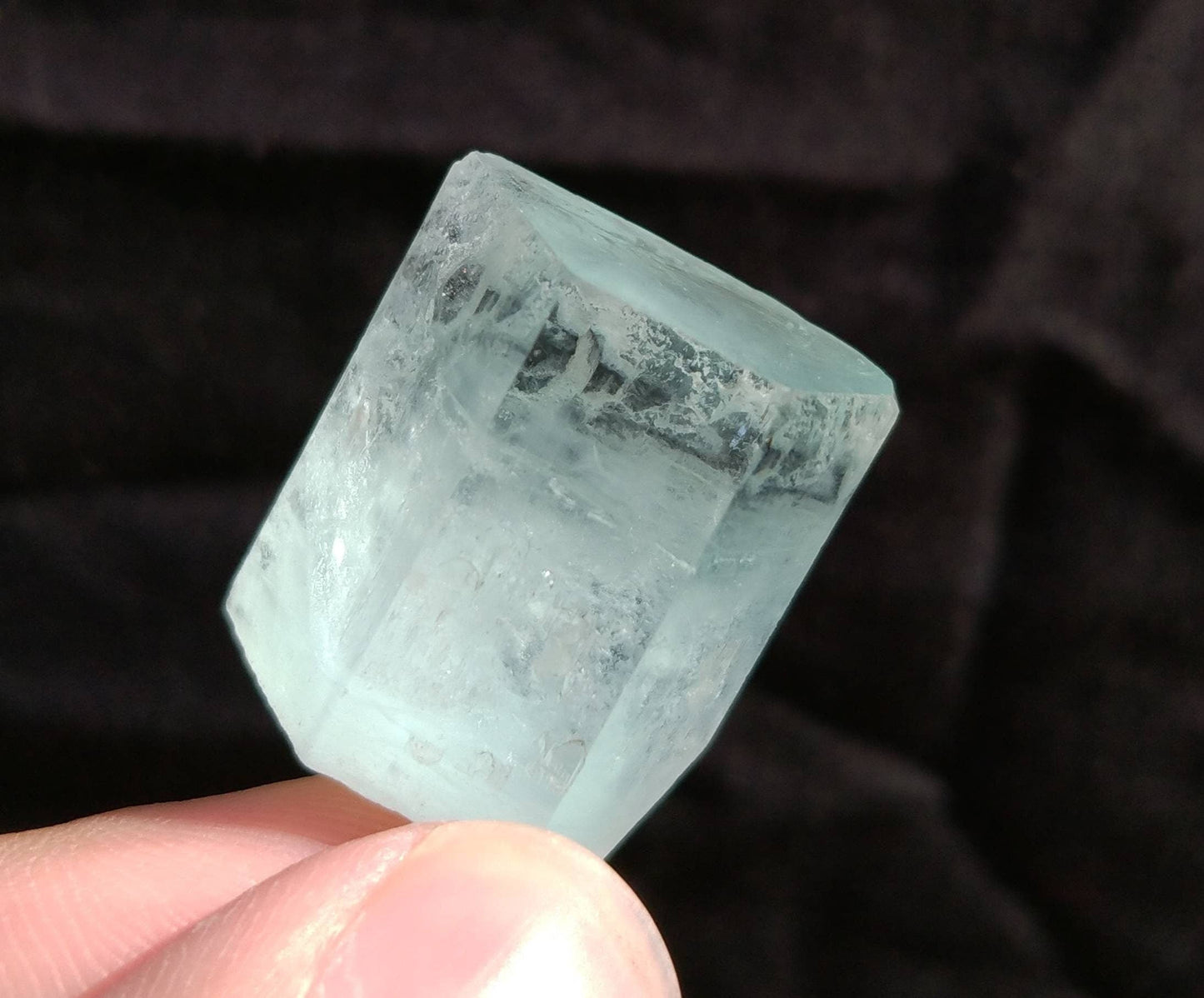 ARSAA GEMS AND MINERALSNatural top quality beautiful 12.7 grams clear terminated aquamarine crystal - Premium  from ARSAA GEMS AND MINERALS - Just $60.00! Shop now at ARSAA GEMS AND MINERALS