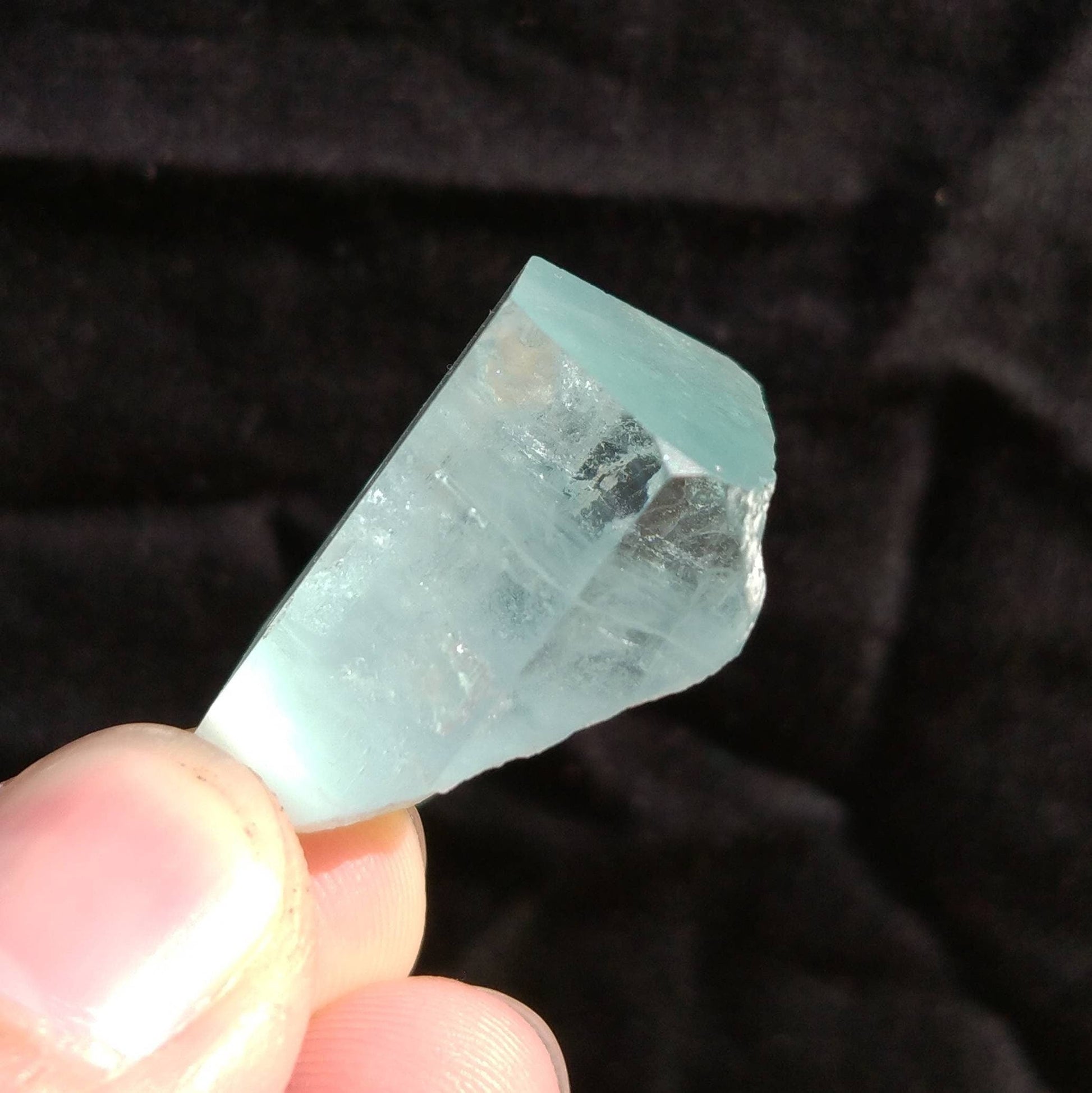 ARSAA GEMS AND MINERALSNatural top quality beautiful 12.7 grams clear terminated aquamarine crystal - Premium  from ARSAA GEMS AND MINERALS - Just $60.00! Shop now at ARSAA GEMS AND MINERALS