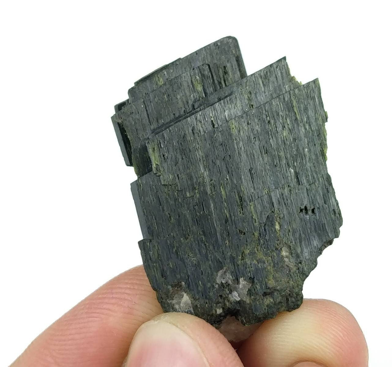 ARSAA GEMS AND MINERALSNatural aesthetic step formation terminated aegirine crystal from Pakistan, weight: 11 grams - Premium  from ARSAA GEMS AND MINERALS - Just $40.00! Shop now at ARSAA GEMS AND MINERALS