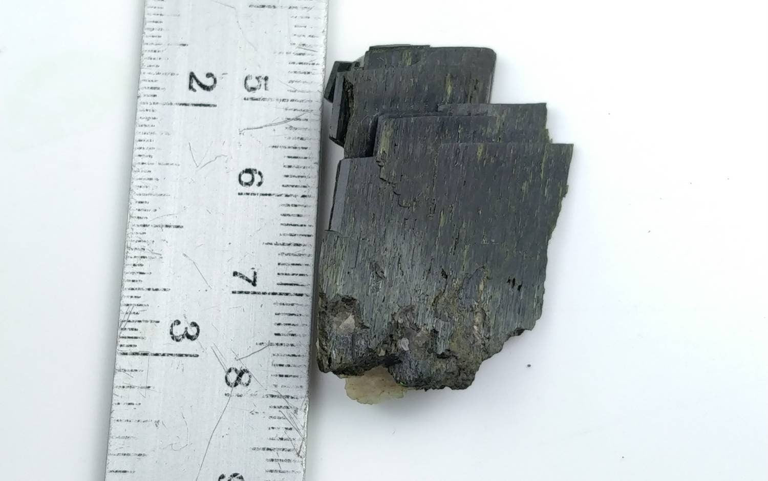 ARSAA GEMS AND MINERALSNatural aesthetic step formation terminated aegirine crystal from Pakistan, weight: 11 grams - Premium  from ARSAA GEMS AND MINERALS - Just $40.00! Shop now at ARSAA GEMS AND MINERALS