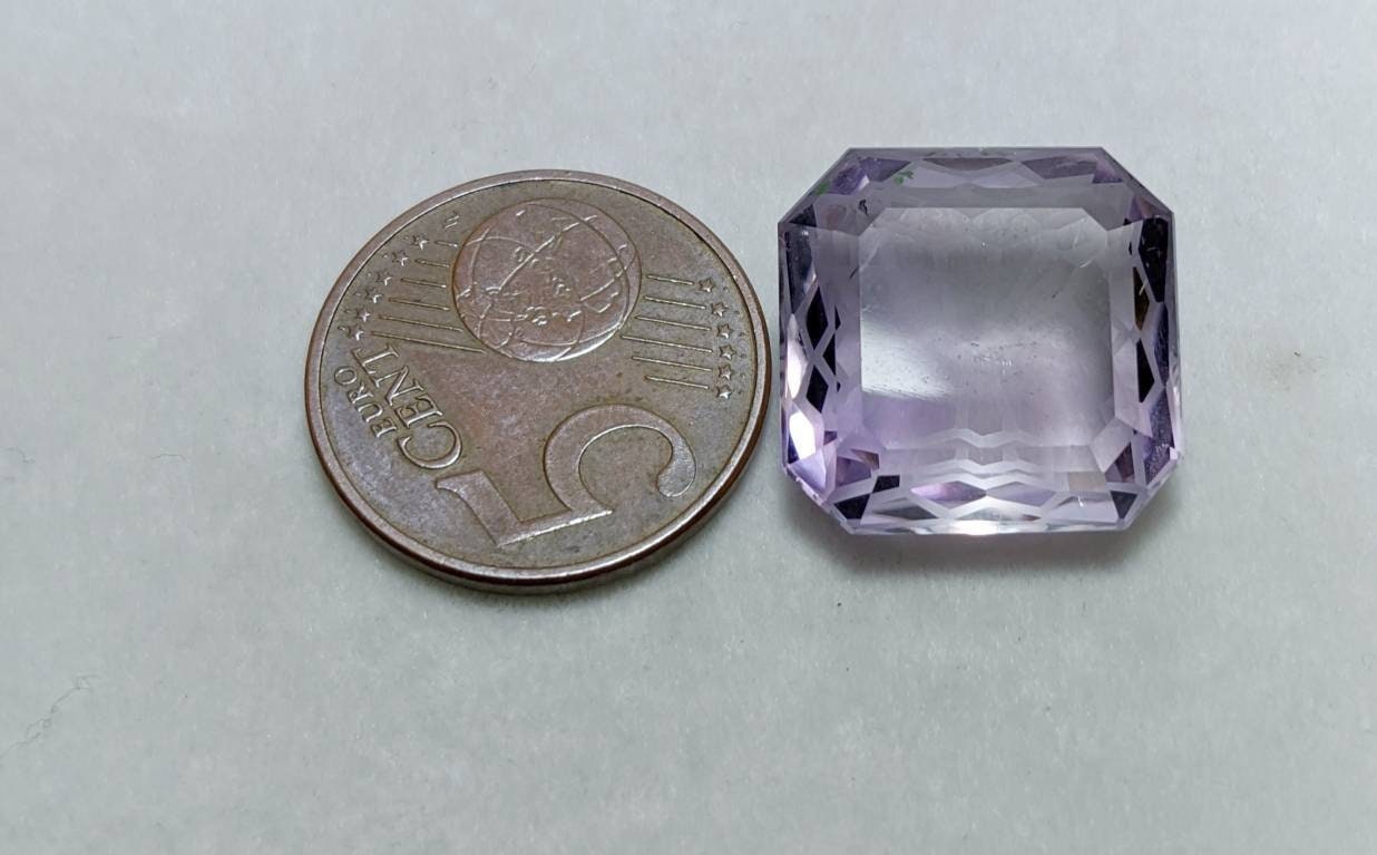 ARSAA GEMS AND MINERALSNatural fine quality beautiful 20 carats light purple color clear faceted amethyst gem - Premium  from ARSAA GEMS AND MINERALS - Just $20.00! Shop now at ARSAA GEMS AND MINERALS
