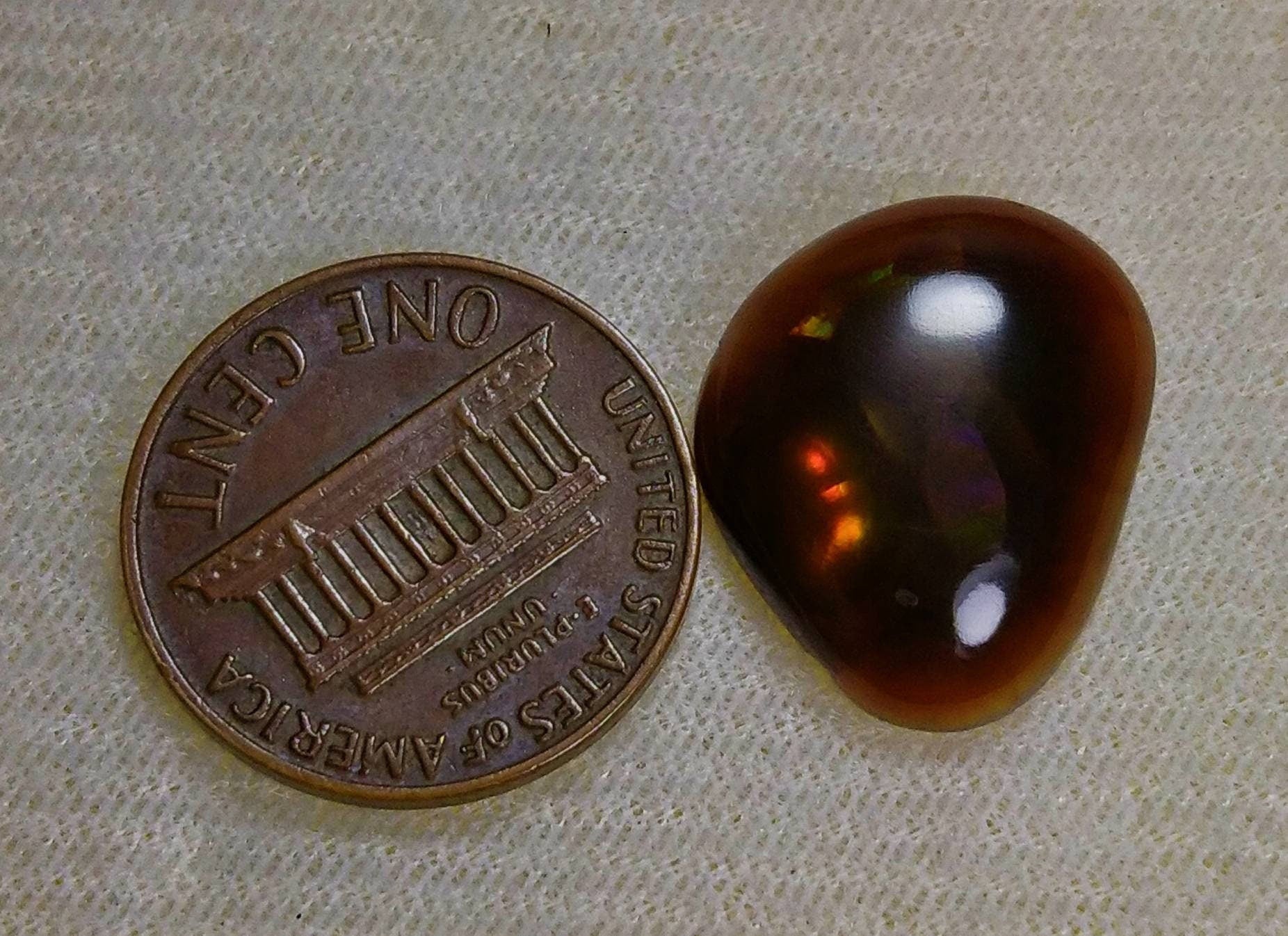 ARSAA GEMS AND MINERALSNatural top quality beautiful 10 carats rare natural high grade Fire agate polished Cabochon - Premium  from ARSAA GEMS AND MINERALS - Just $20.00! Shop now at ARSAA GEMS AND MINERALS